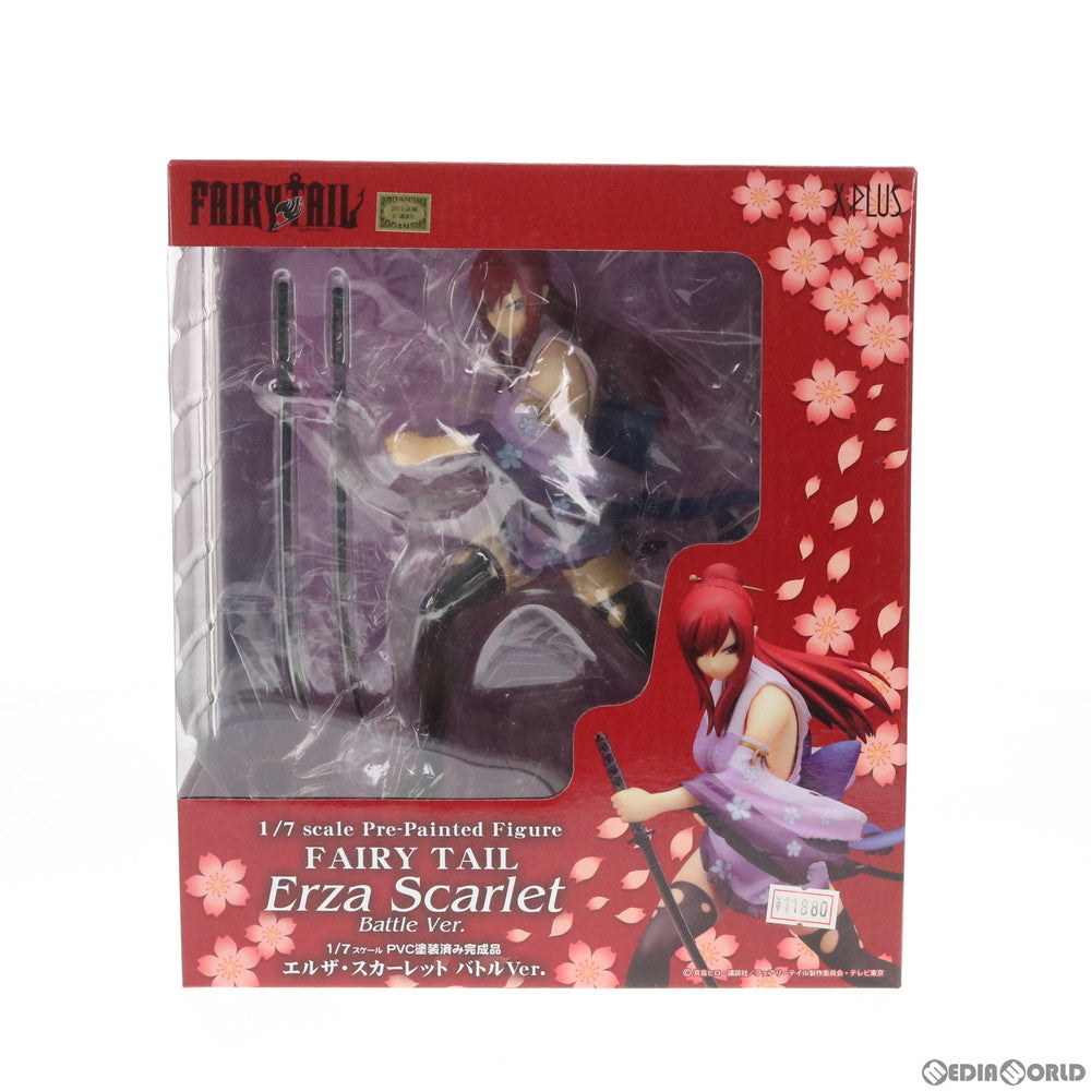 【中古即納】[FIG] エルザ・スカーレット(バトルVer.) FAIRY TAIL(フェアリーテイル) 1/8 完成品 フィギュア エクスプラス(20150212)