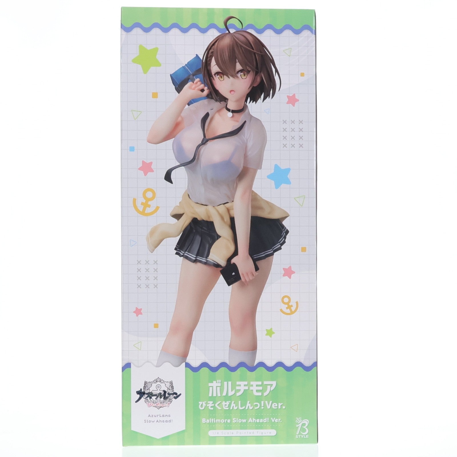 【中古即納】[FIG] B-style ボルチモア びそくぜんしんっ! Ver. アズールレーン びそくぜんしんっ! 1/4 完成品 フィギュア FREEing(フリーイング)(20240128)