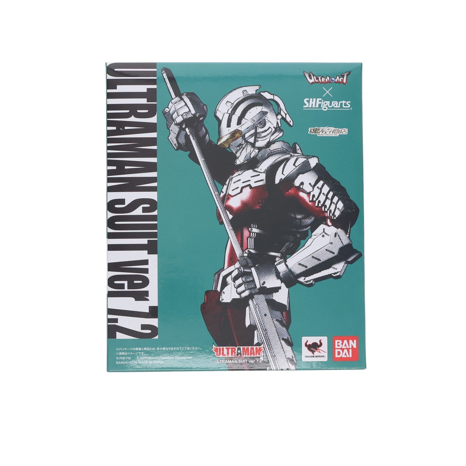 【中古即納】[FIG] 魂ウェブ商店限定 ULTRA-ACT(ウルトラアクト) × S.H.Figuarts(フィギュアーツ) ULTRAMAN SUIT(ウルトラマンスーツ) ver 7.2 完成品 可動フィギュア バンダイ(20160831)