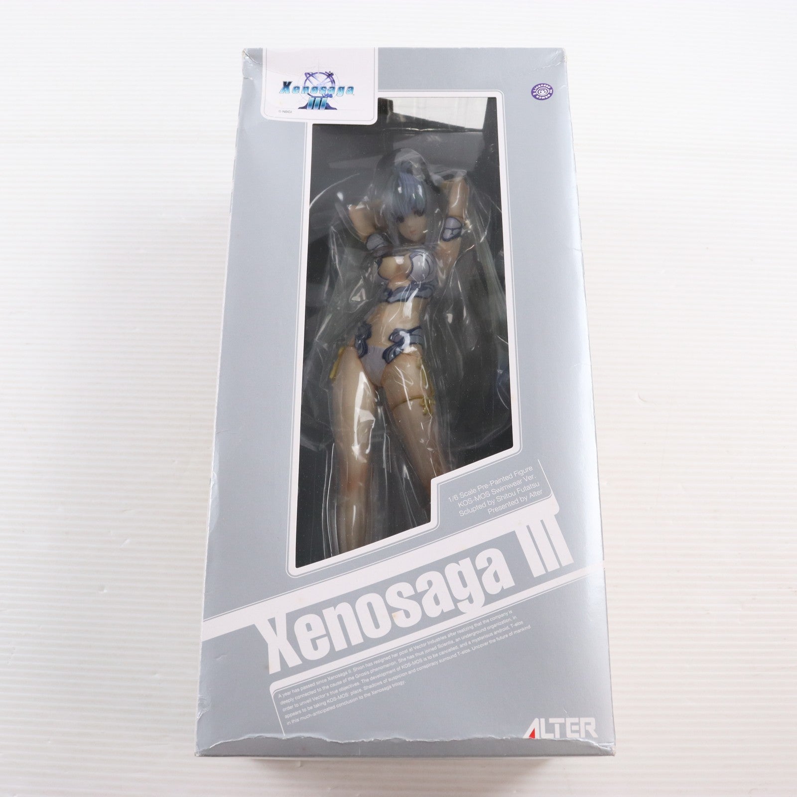 【中古即納】[FIG] (再販) Xenosaga III KOS-MOS(コスモス) 水着Ver. 通常版 ゼノサーガ エピソードIII[ツァラトゥストラはかく語りき] 1/6 完成品 フィギュア アルター(20090131)