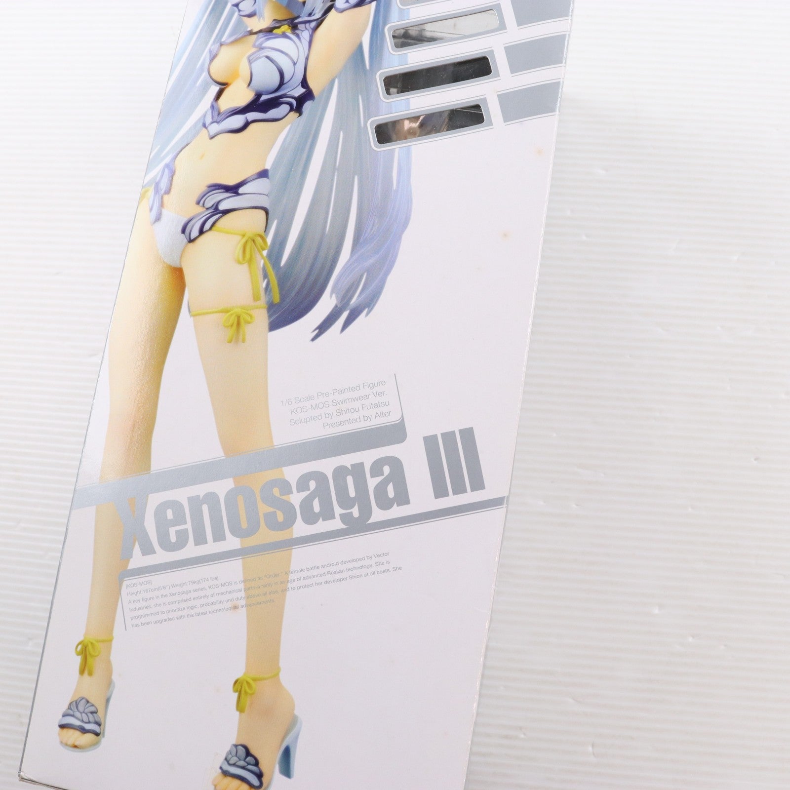【中古即納】[FIG] (再販) Xenosaga III KOS-MOS(コスモス) 水着Ver. 通常版 ゼノサーガ エピソードIII[ツァラトゥストラはかく語りき] 1/6 完成品 フィギュア アルター(20090131)