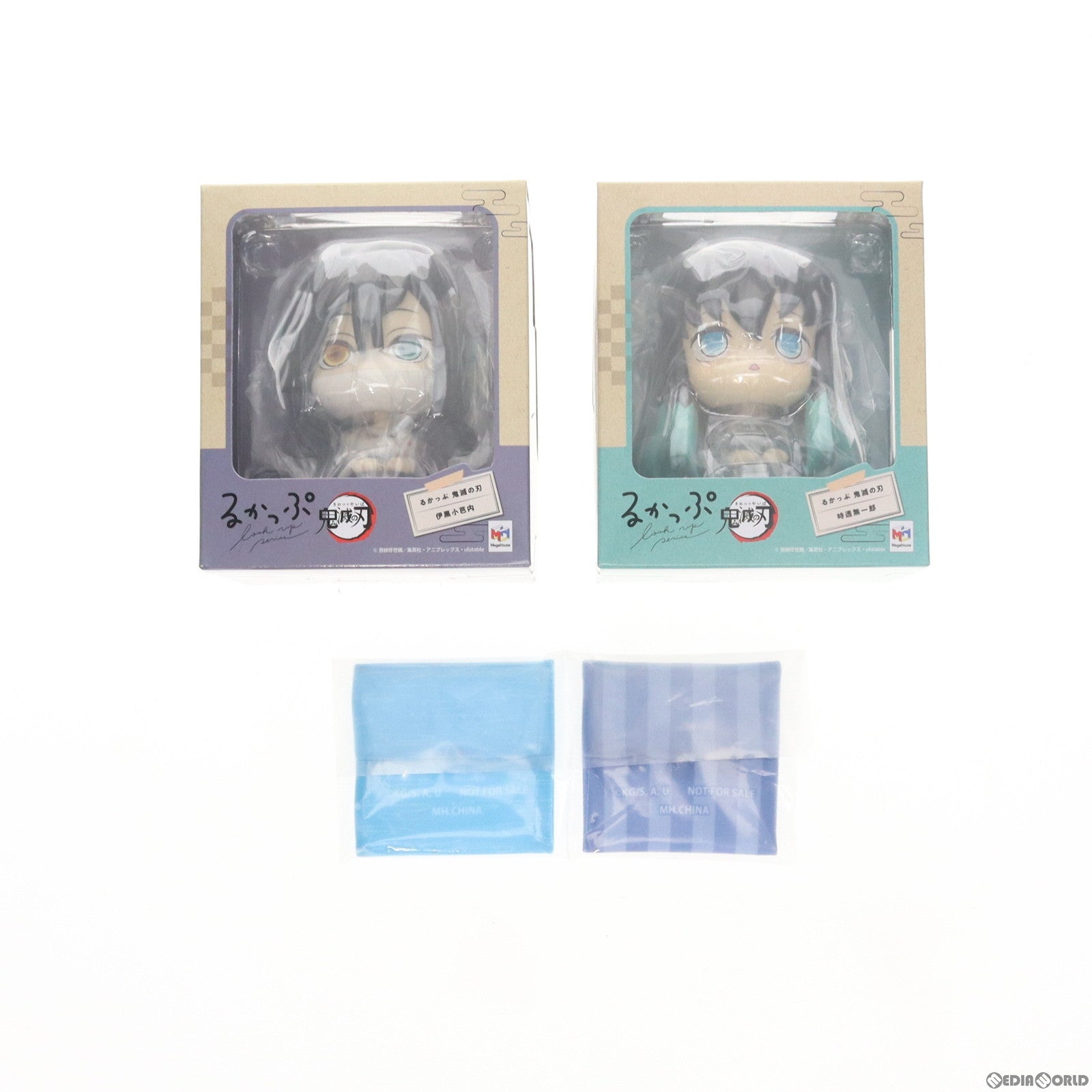 【中古即納】[FIG] メガトレショップ&プレミアムバンダイ限定特典付属 るかっぷ 伊黒小芭内&時透無一郎(いぐろおばない&ときとうむいちろう) セット 鬼滅の刃 完成品 フィギュア メガハウス(20220228)