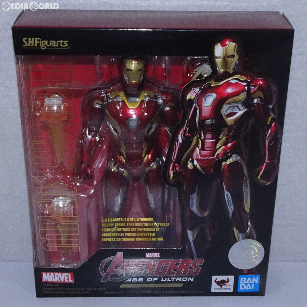 【中古即納】[FIG] (再販) S.H.Figuarts(フィギュアーツ) アイアンマン マーク45 アベンジャーズ/エイジ・オブ・ウルトロン 完成品 可動フィギュア バンダイスピリッツ(20190430)