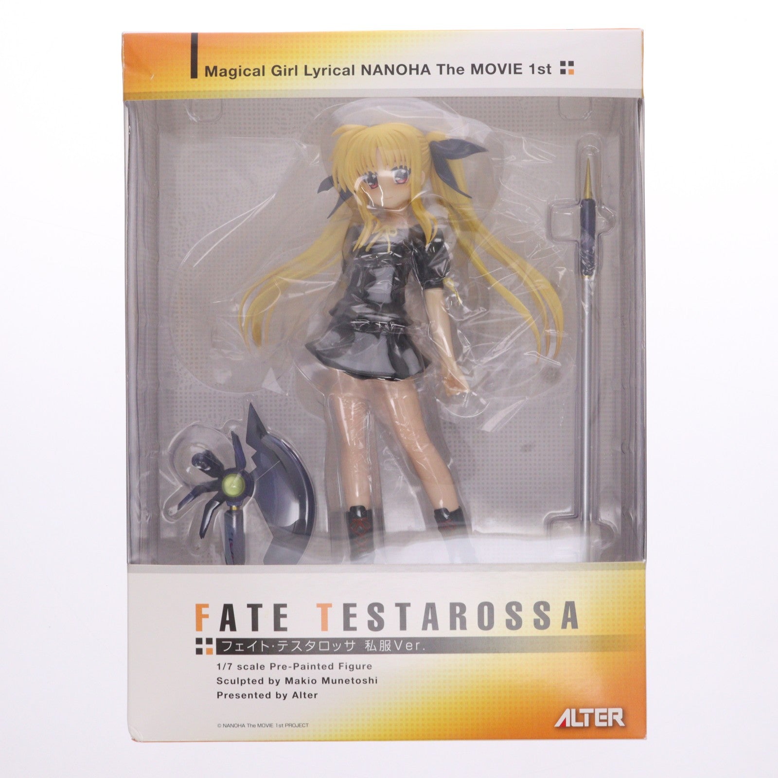【中古即納】[FIG] フェイト・テスタロッサ 私服Ver. 魔法少女リリカルなのは The MOVIE 1st 1/7 完成品 フィギュア アルター(20110205)