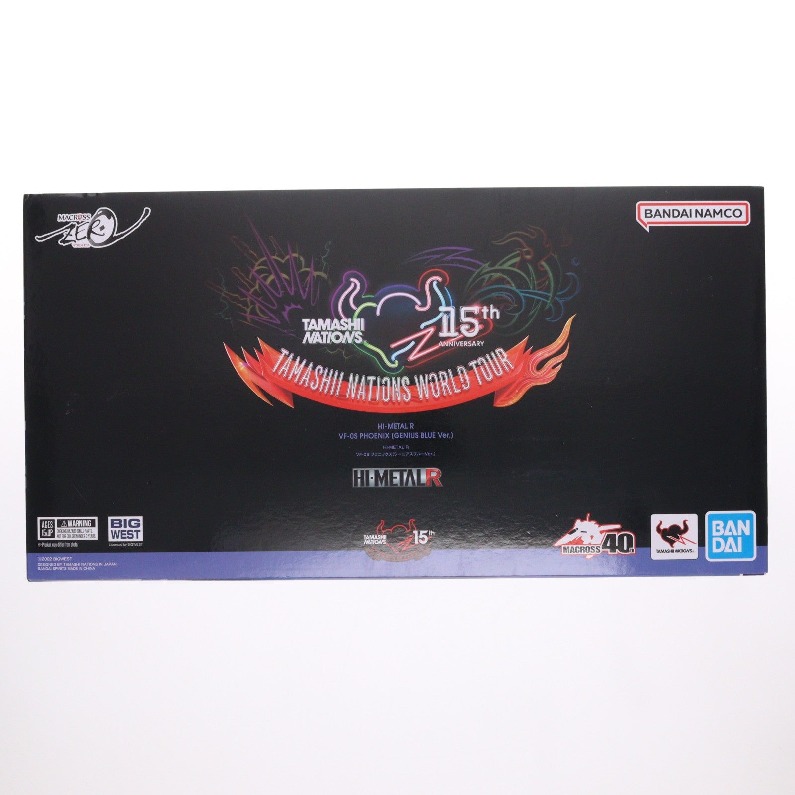 【中古即納】[FIG] イベント限定 HI-METAL R VF-0S フェニックス(ジーニアスブルーVer.) マクロス ゼロ 完成品 可動フィギュア バンダイスピリッツ(20230430)