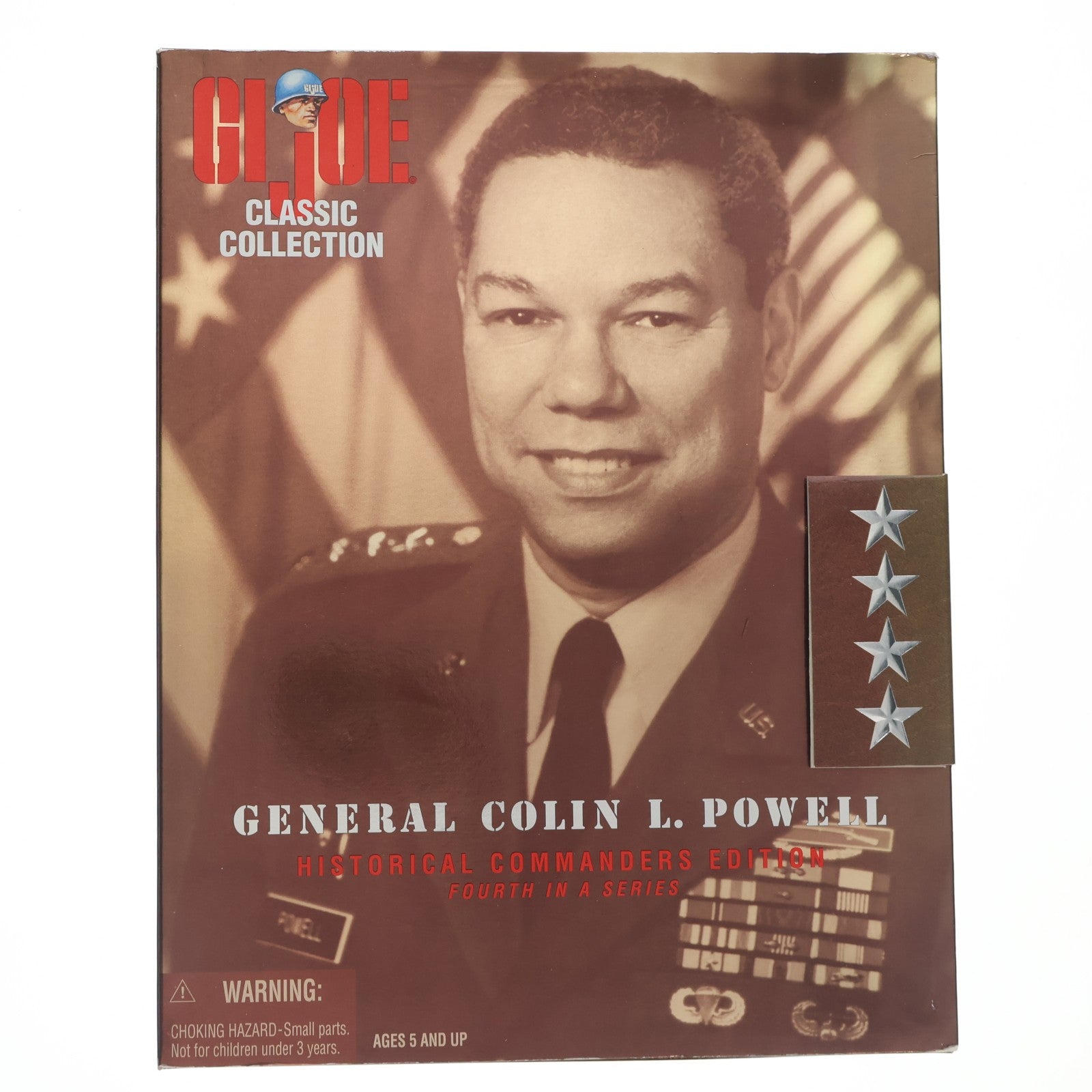 【中古即納】[FIG] クラシックコレクション GENERAL COLIN L. POWEL(コリン・パウエル) G.I. JOE(G.I.ジョー) 完成品 可動フィギュア ハズブロージャパン(19991231)