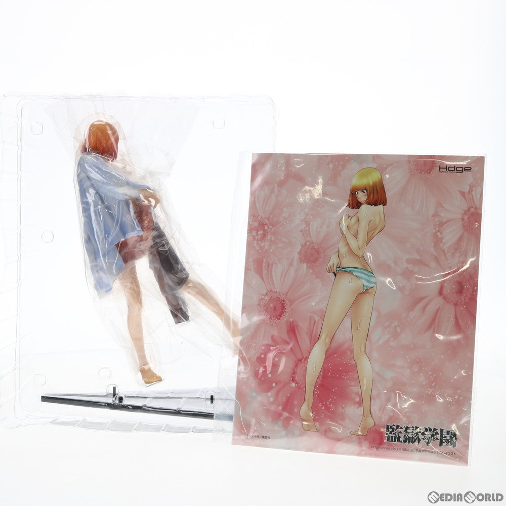 【中古即納】[FIG] イラストカード2枚付属 Hdge technical statue No.14 緑川花(みどりかわはな) 監獄学園(プリズンスクール) 完成品 フィギュア ユニオンクリエイティブ(20161022)