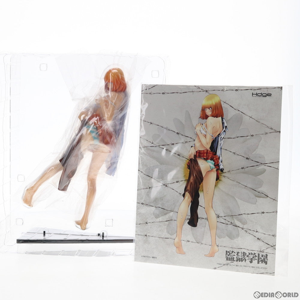 【中古即納】[FIG] イラストカード2枚付属 Hdge technical statue No.14 緑川花(みどりかわはな) 監獄学園(プリズンスクール) 完成品 フィギュア ユニオンクリエイティブ(20161022)