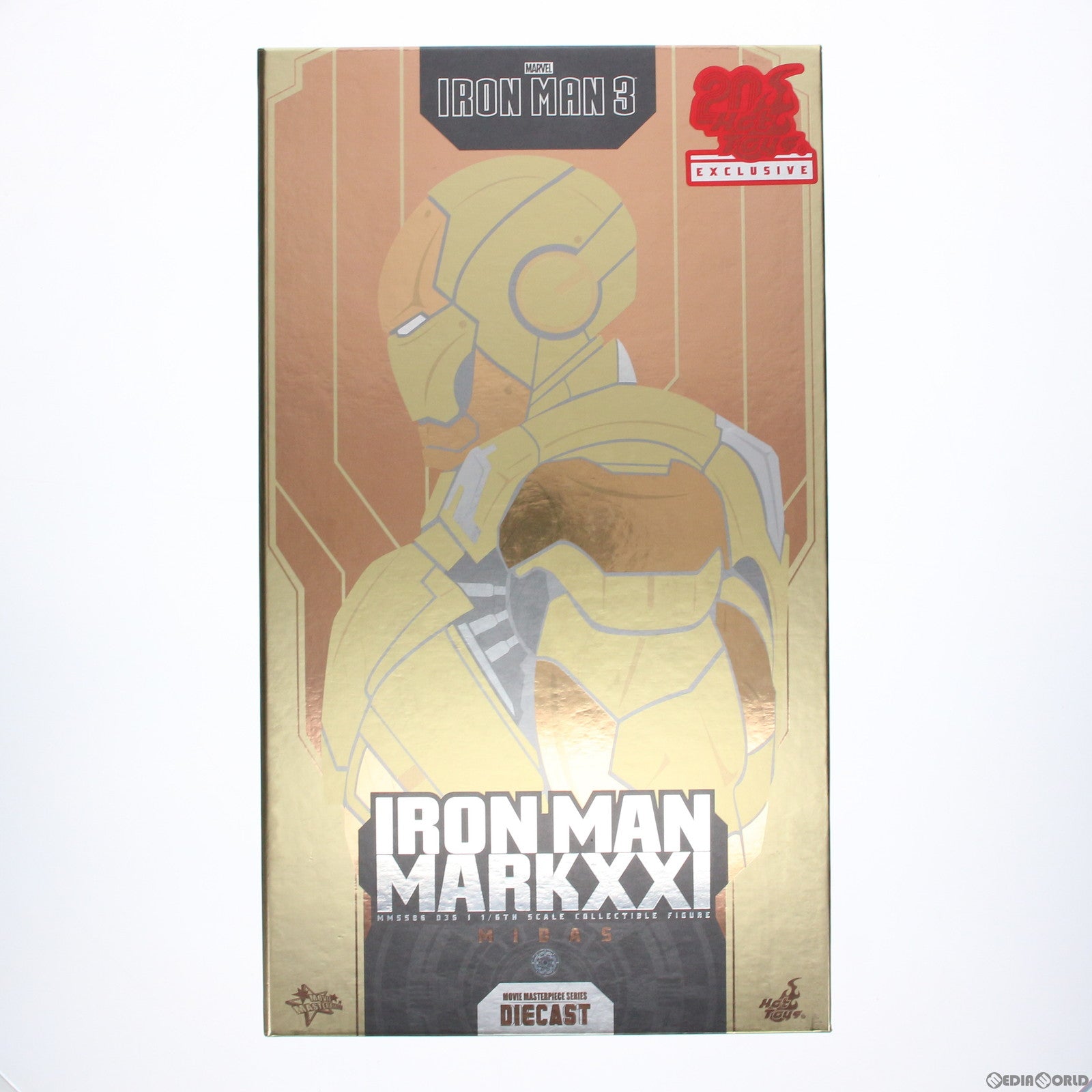 【中古即納】[FIG] トイサピエンス限定 ムービー・マスターピース DIECAST アイアンマン・マーク21(ミダス) アイアンマン3 1/6 完成品 可動フィギュア(MMS586D36) ホットトイズ(20210331)