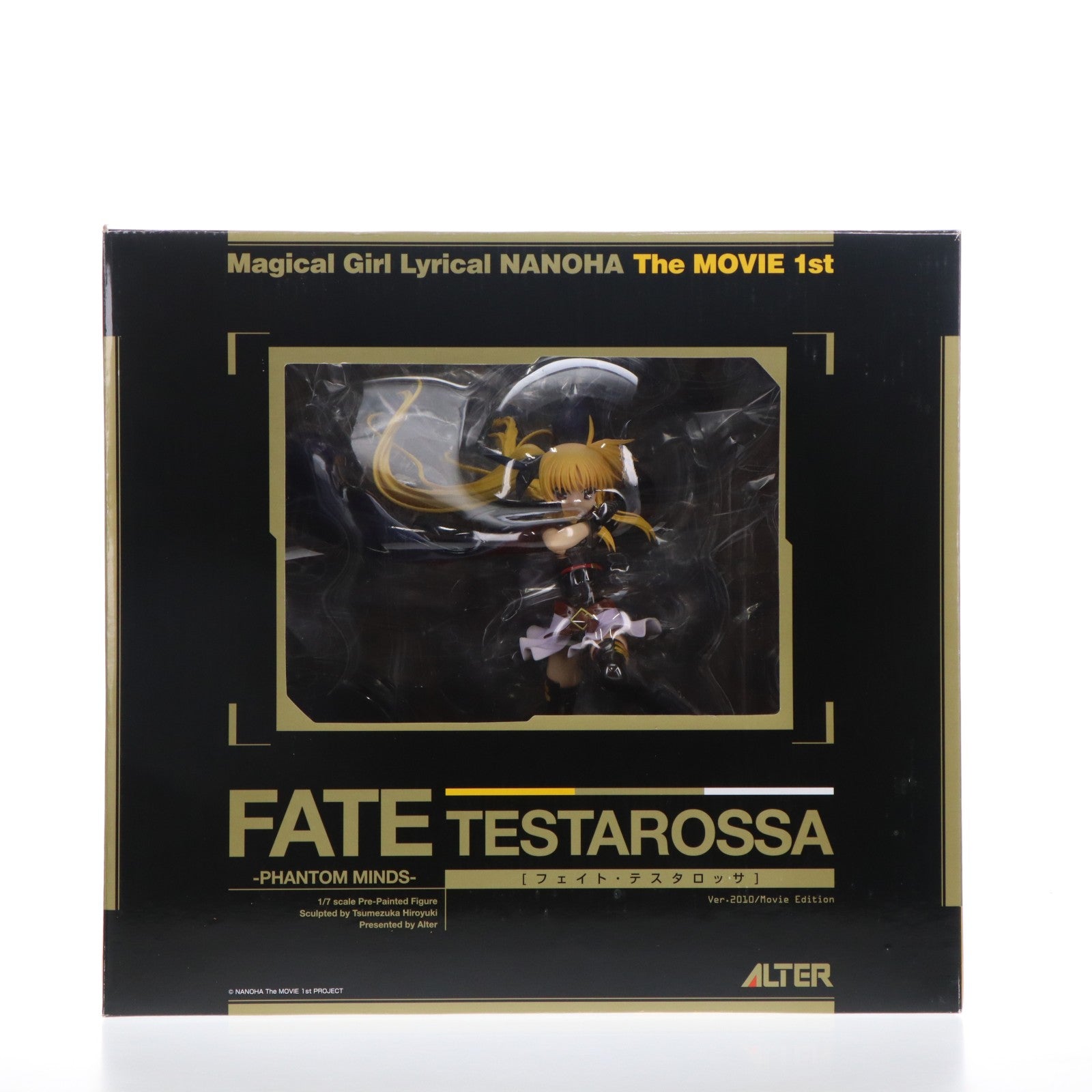 【中古即納】[FIG] フェイト・テスタロッサ -PHANTOM MINDS- 魔法少女リリカルなのは The MOVIE 1st 1/7 完成品 フィギュア アルター(20110126)