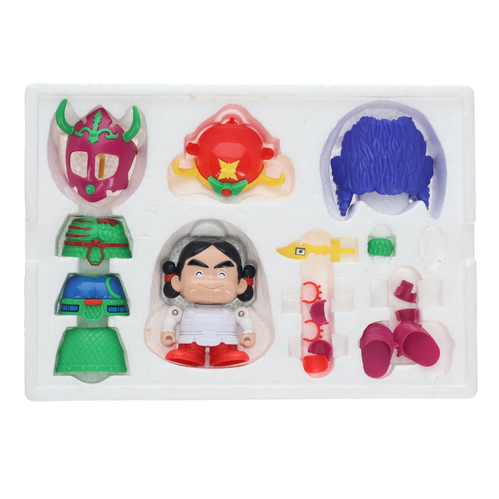 【中古即納】[FIG] ビックリクロス ヤマト爆神&ヤマト爆神タイプII ビックリマン 完成品 フィギュア(0024441) バンダイ(19991231)
