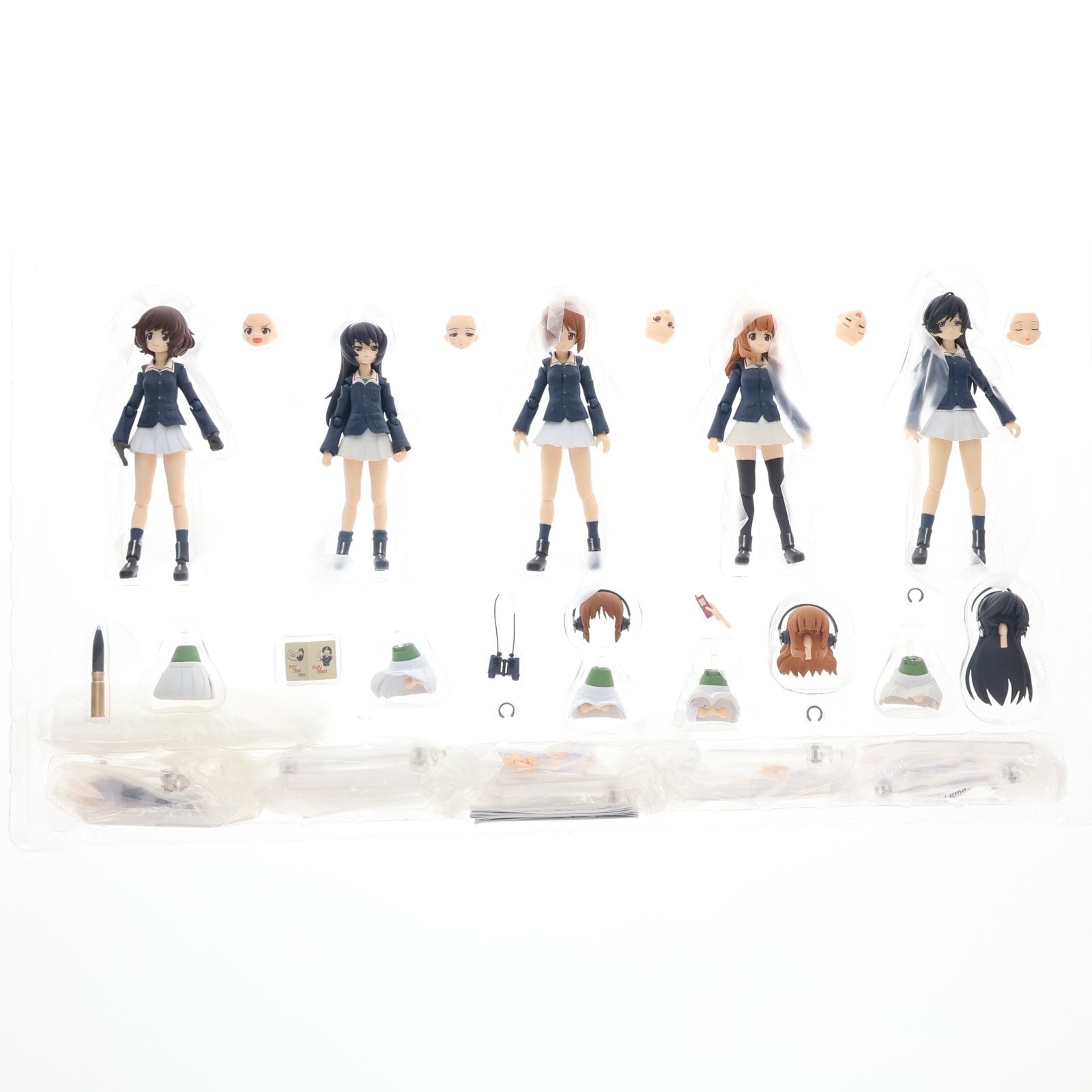 【中古即納】[FIG] figma(フィグマ) EX-031 あんこうチームセット ガールズ&パンツァー 完成品 可動フィギュア ワンフェス2016冬&GOODSMILE ONLINE SHOP限定 マックスファクトリー(20160207)