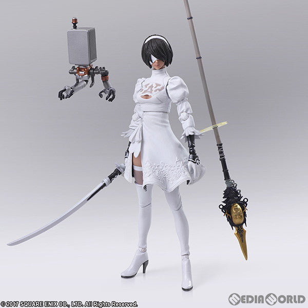 【中古即納】[FIG] オフィシャルショップ限定 BRING ARTS(ブリングアーツ) ヨルハ 二号 P型 Version 2.0 NieR:Automata(ニーア オートマタ) 完成品 可動フィギュア スクウェア・エニックス(20190628)