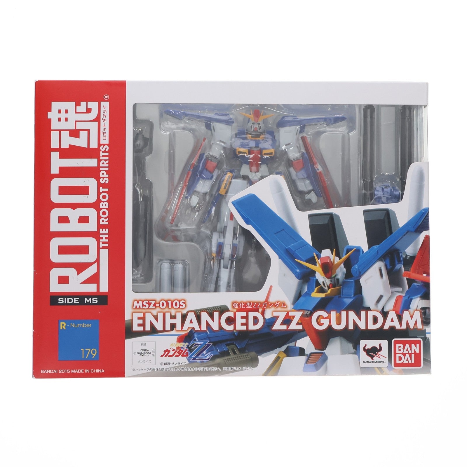 【中古即納】[FIG] ROBOT魂(SIDE MS) 強化型ZZガンダム 機動戦士ガンダムZZ(ダブルゼータ) 完成品 可動フィギュア バンダイ(20150418)