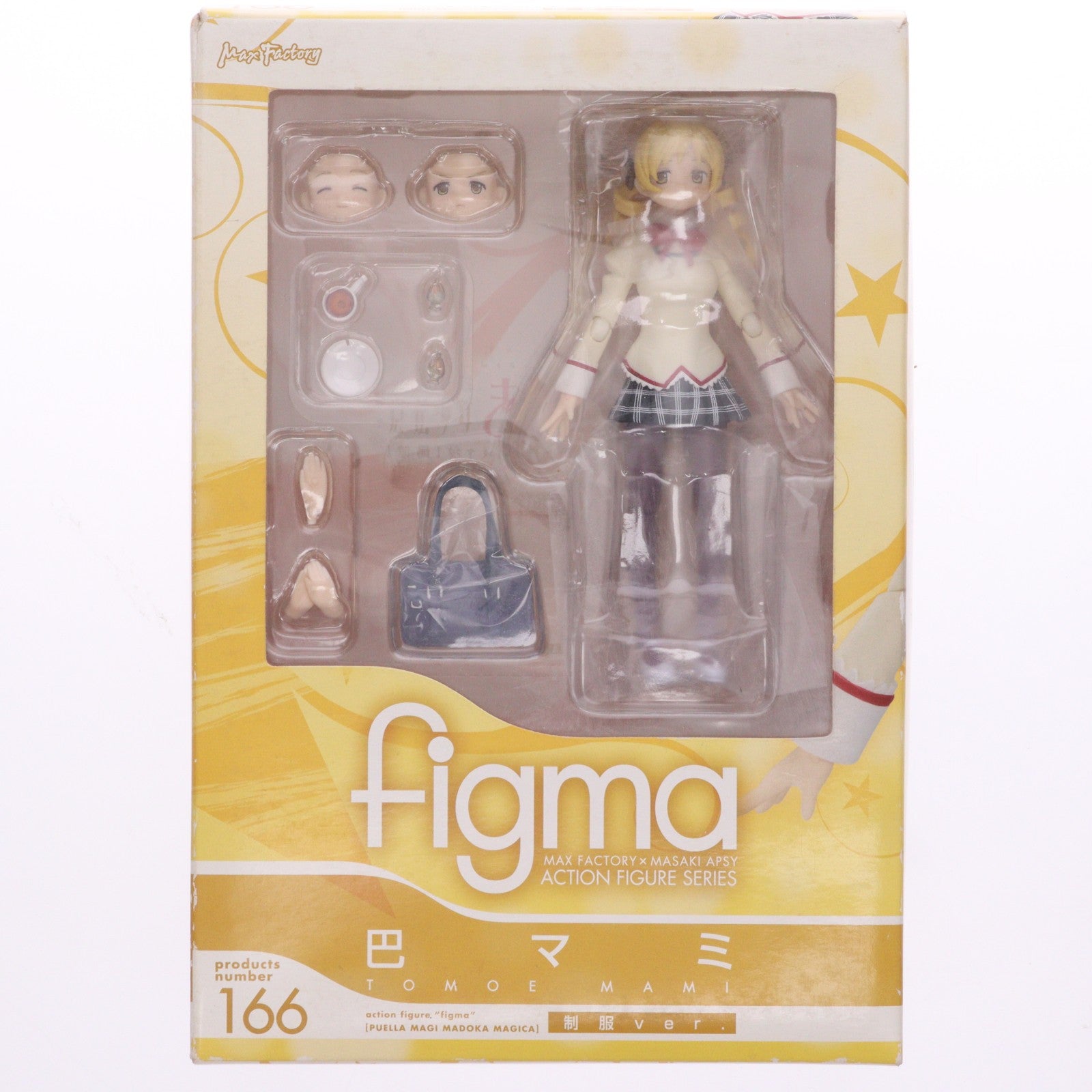【中古即納】[FIG] figma(フィグマ) 166 巴マミ(ともえまみ) 制服ver. 魔法少女まどか☆マギカ 完成品 可動フィギュア マックスファクトリー(20130420)