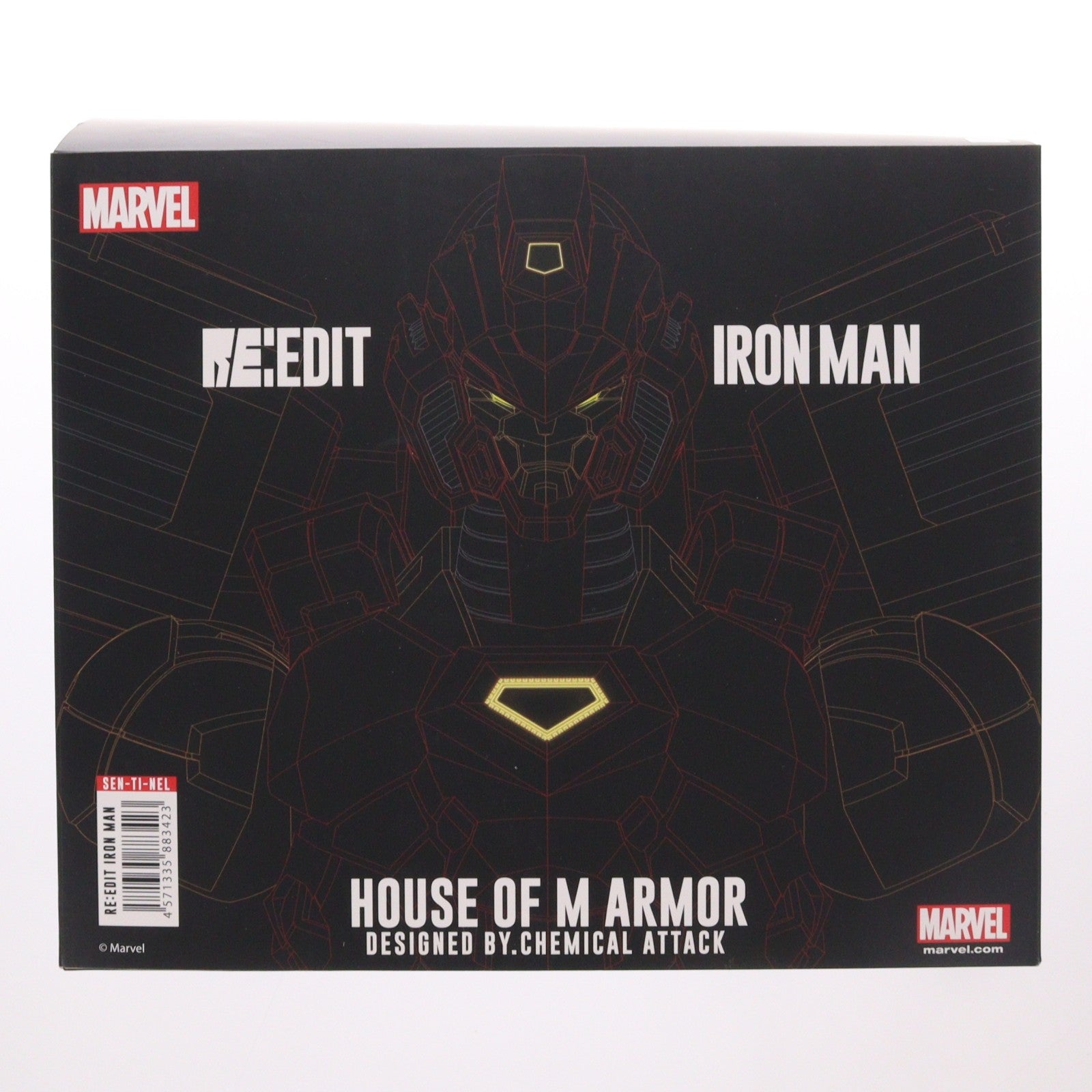 【中古即納】[FIG] RE:EDIT IRON MAN #12 HOUSE OF M Armor IRONMAN:HOUSE OF M(アイアンマン:ハウス・オブ・M) 完成品 可動フィギュア 千値練(せんちねる)(20171022)