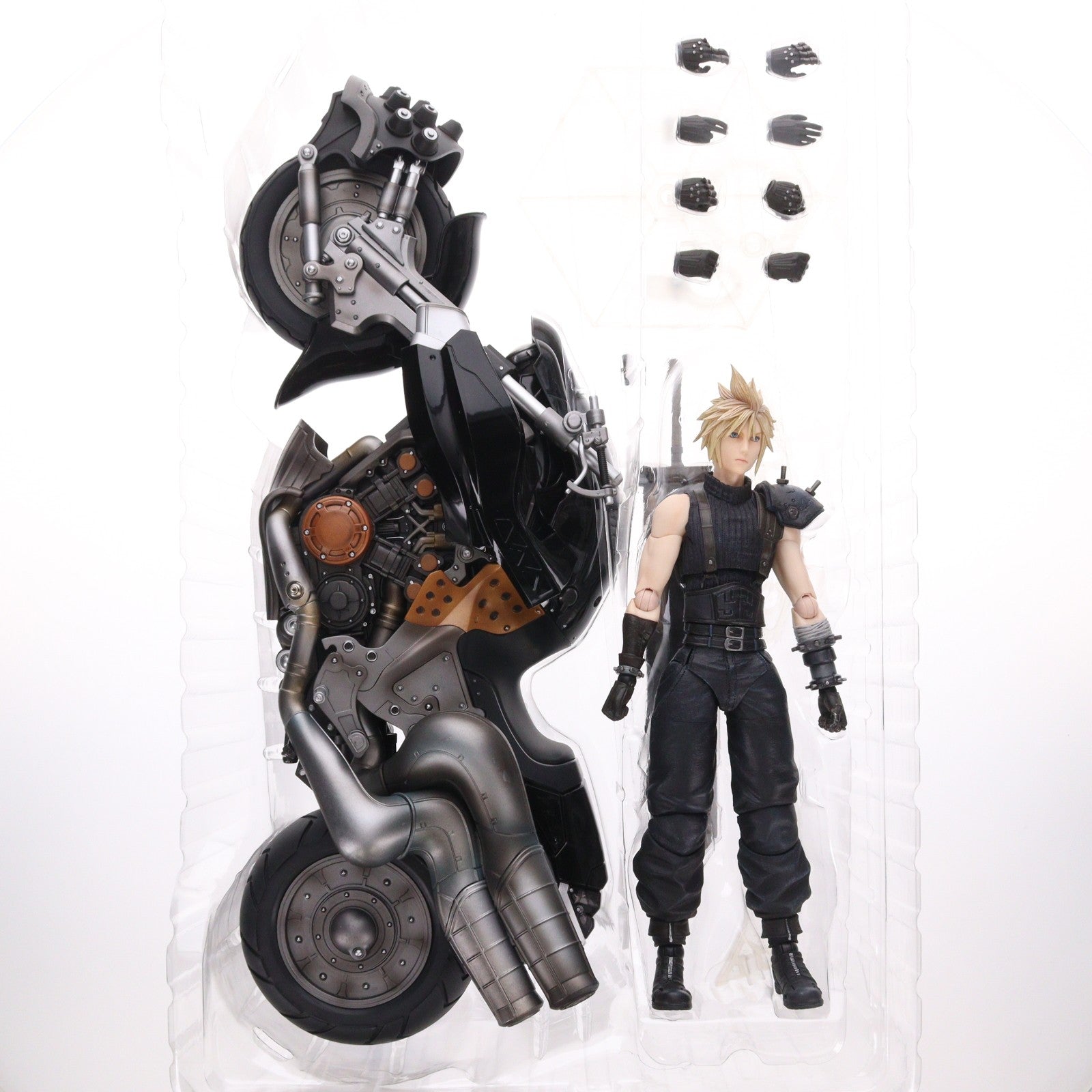 【中古即納】[FIG] (フィギュア単品) PLAY ARTS改(プレイアーツ改) クラウド・ストライフ&ハーディ=デイトナ ファイナルファンタジーVII リメイク 完成品 可動フィギュア スクウェア・エニックスe-STORE限定 スクウェア・エニックス(20200410)