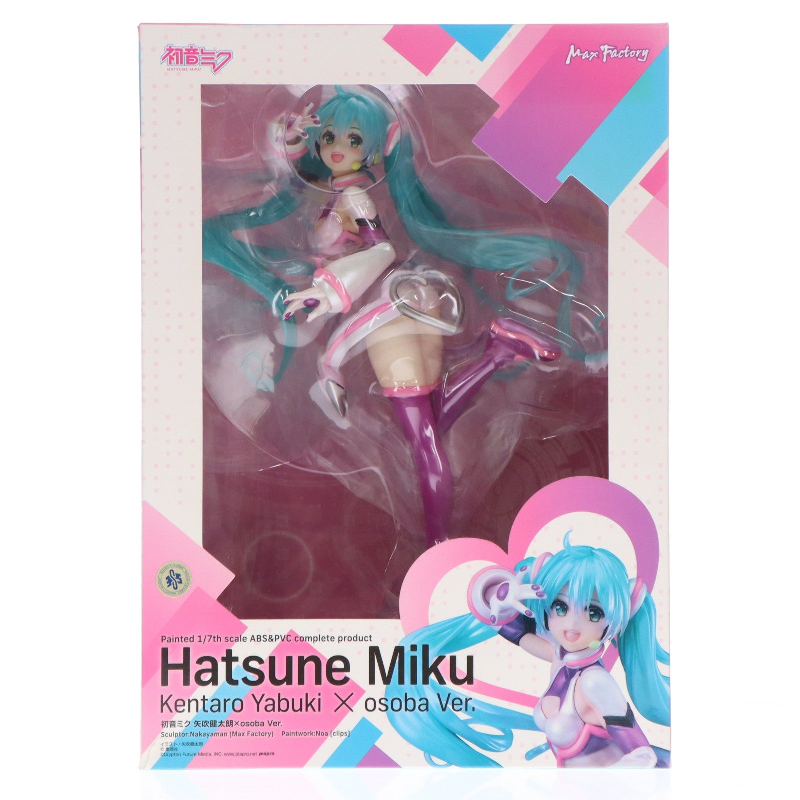 【中古即納】[FIG] 初音ミク 矢吹健太朗×osoba Ver. キャラクター・ボーカル・シリーズ01 初音ミク 1/7 完成品 フィギュア マックスファクトリー(20221229)