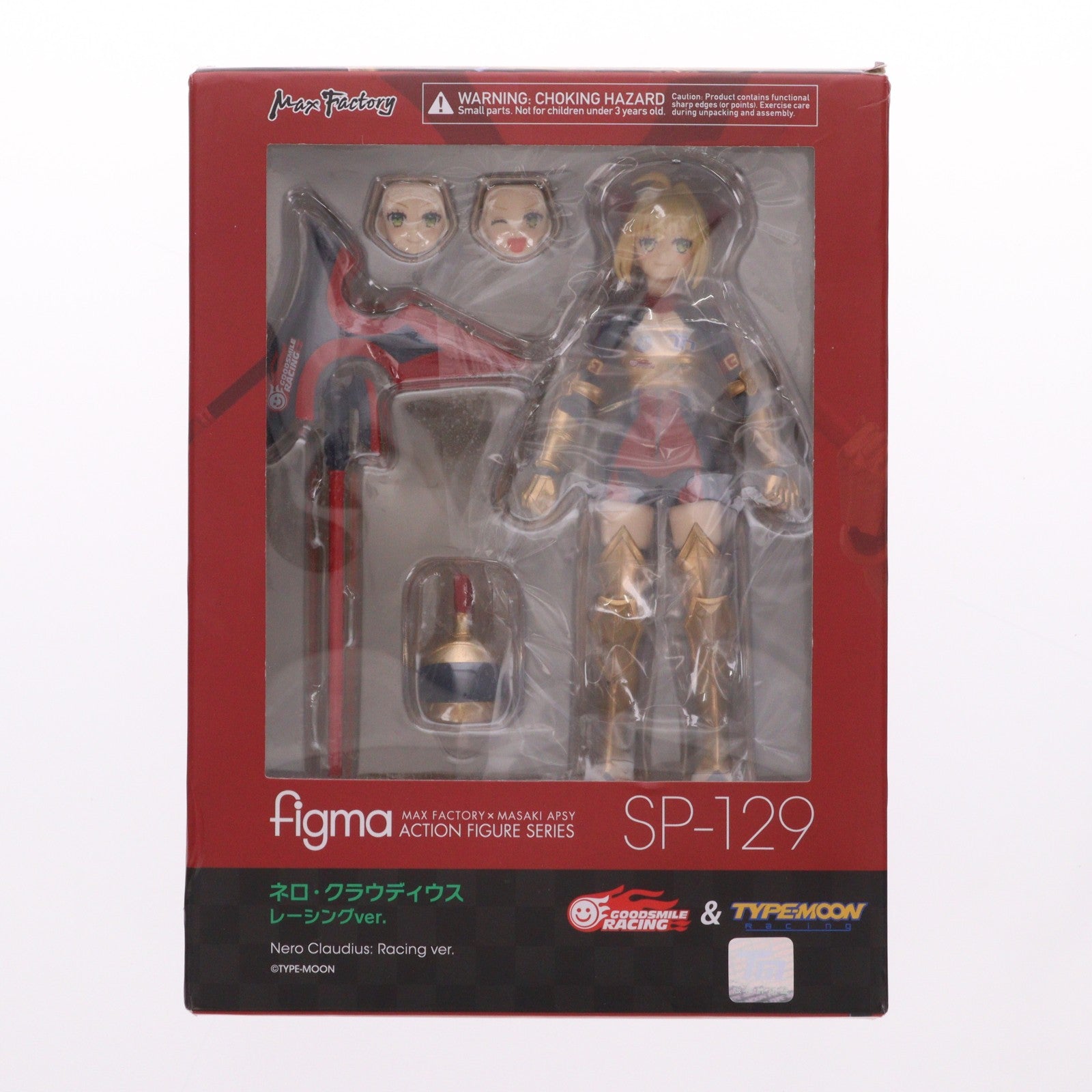 【中古即納】[FIG] GOODSMILE ONLINE SHOP限定 figma(フィグマ) SP-129 ネロ・クラウディウス レーシングver. 完成品 可動フィギュア GOODSMILE RACING & TYPE-MOON RACING(20201231)