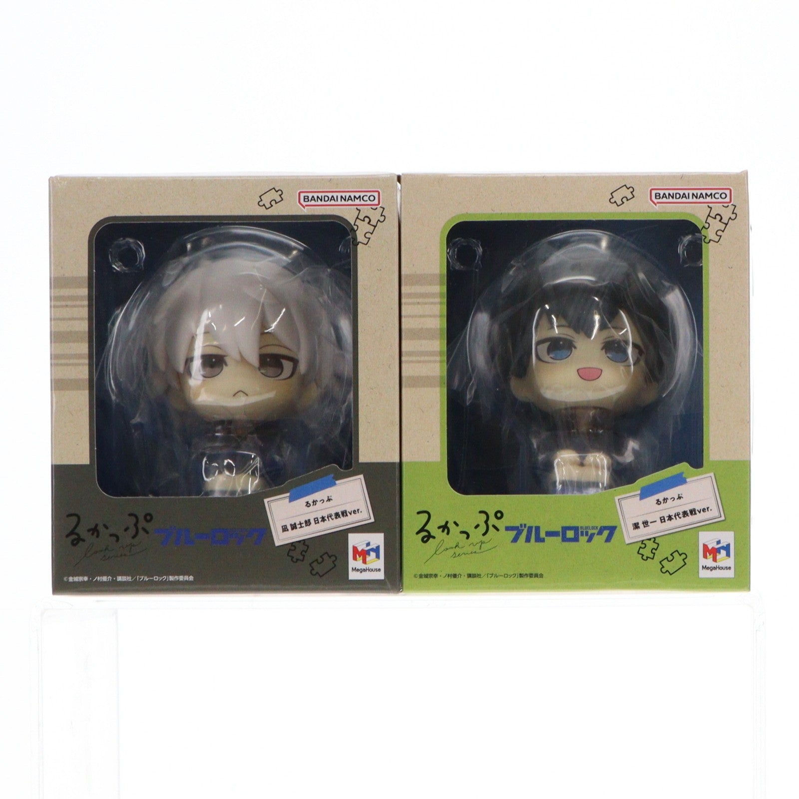 【中古即納】[FIG] るかっぷ 潔世一(いさぎよいち)&凪誠士郎(なぎせいしろう) 日本代表戦ver. 豪華セット ブルーロック 完成品 フィギュア プレミアムバンダイ&アニメイト限定 メガハウス(20250831)
