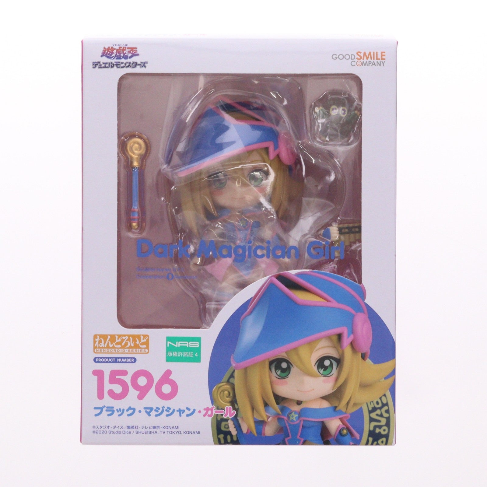【中古即納】[FIG] (再販) ねんどろいど 1596 ブラック・マジシャン・ガール 遊☆戯☆王デュエルモンスターズ 完成品 可動フィギュア グッドスマイルカンパニー(20240626)