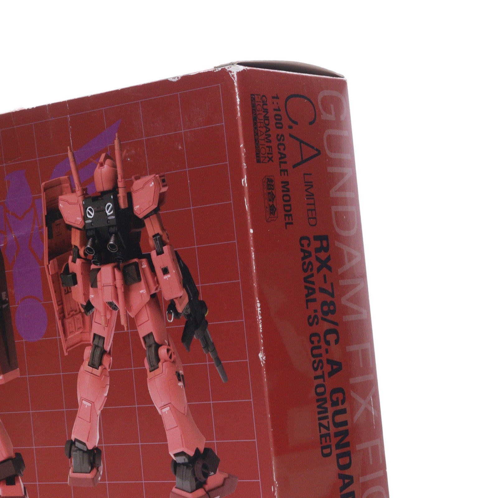 【中古即納】[FIG] GUNDAM FIX FIGURATION METAL COMPOSITE LIMITED RX-78 C.Aガンダム Ver.Ka キャスバル専用ガンダム 機動戦士ガンダム ギレンの野望 アクシズの脅威 完成品 フィギュア バンダイ(20080131)