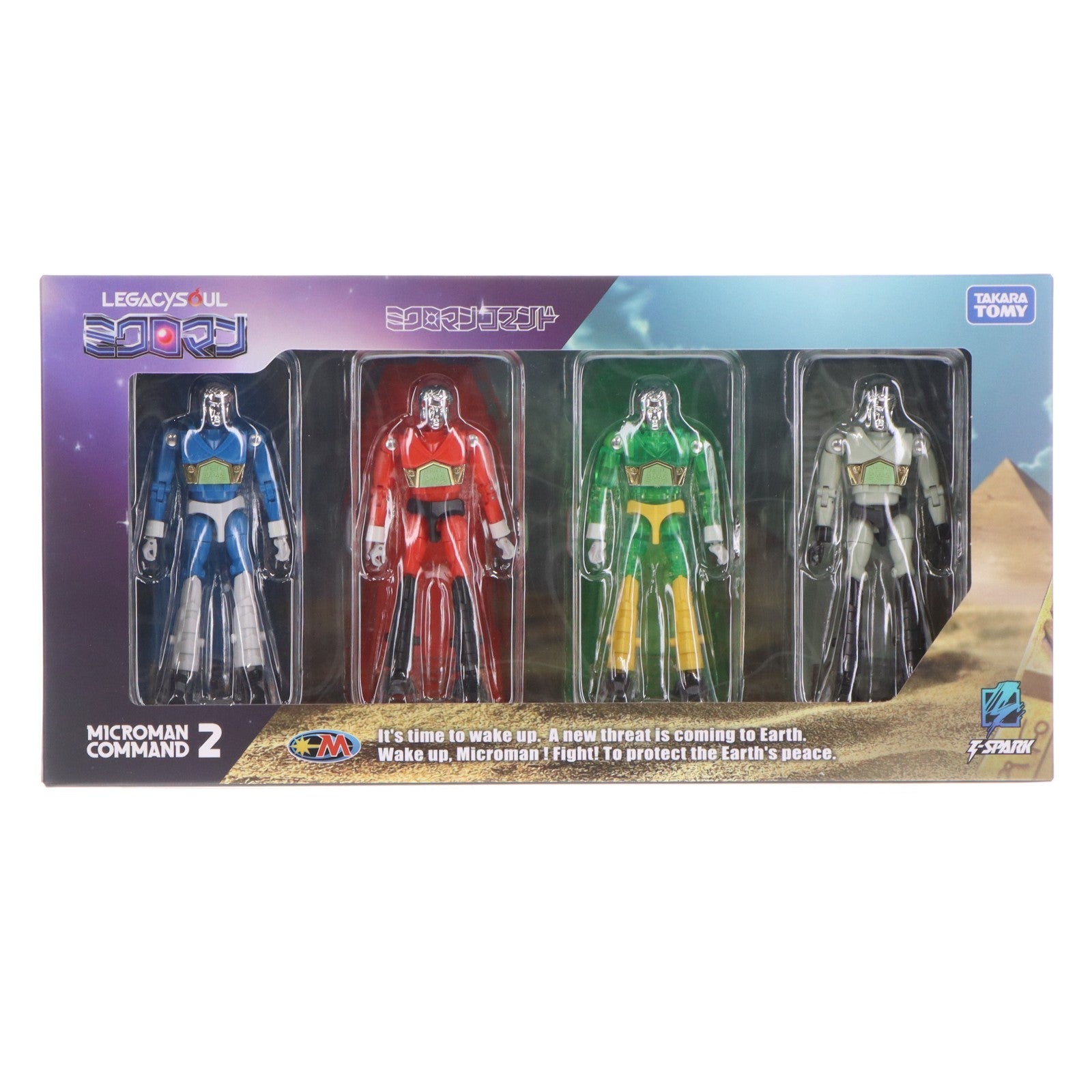 【中古即納】[FIG] タカラトミーモール限定 T-SPARK LEGACYSOUL ミクロマン コマンド2号4体セット 完成品 可動フィギュア タカラトミー(20260531)