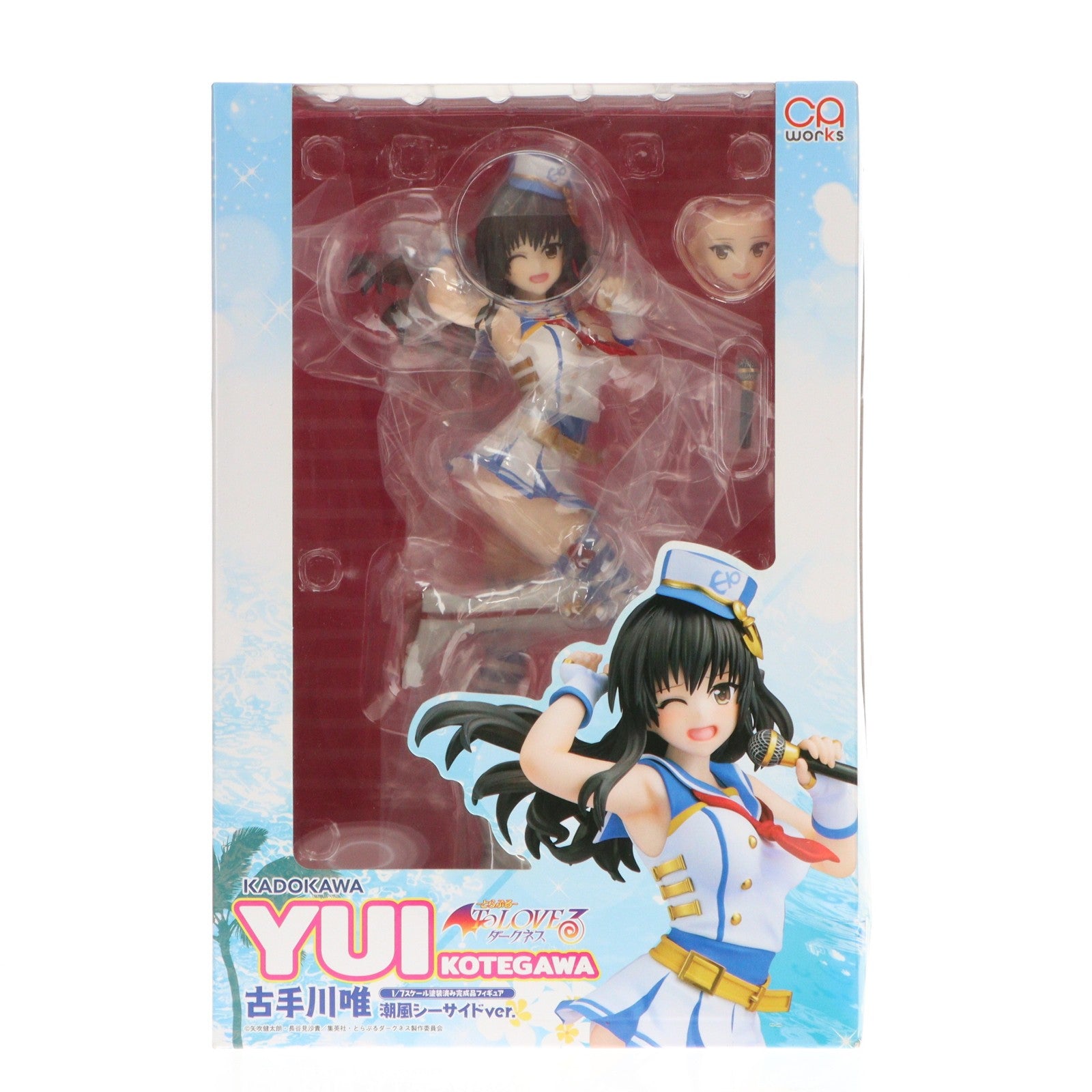 【中古即納】[FIG] CAworks 古手川唯(こてがわゆい) 潮風シーサイドver. To LOVEる-とらぶる- ダークネス 1/7 完成品 フィギュア KADOKAWA(カドカワ)(20221201)