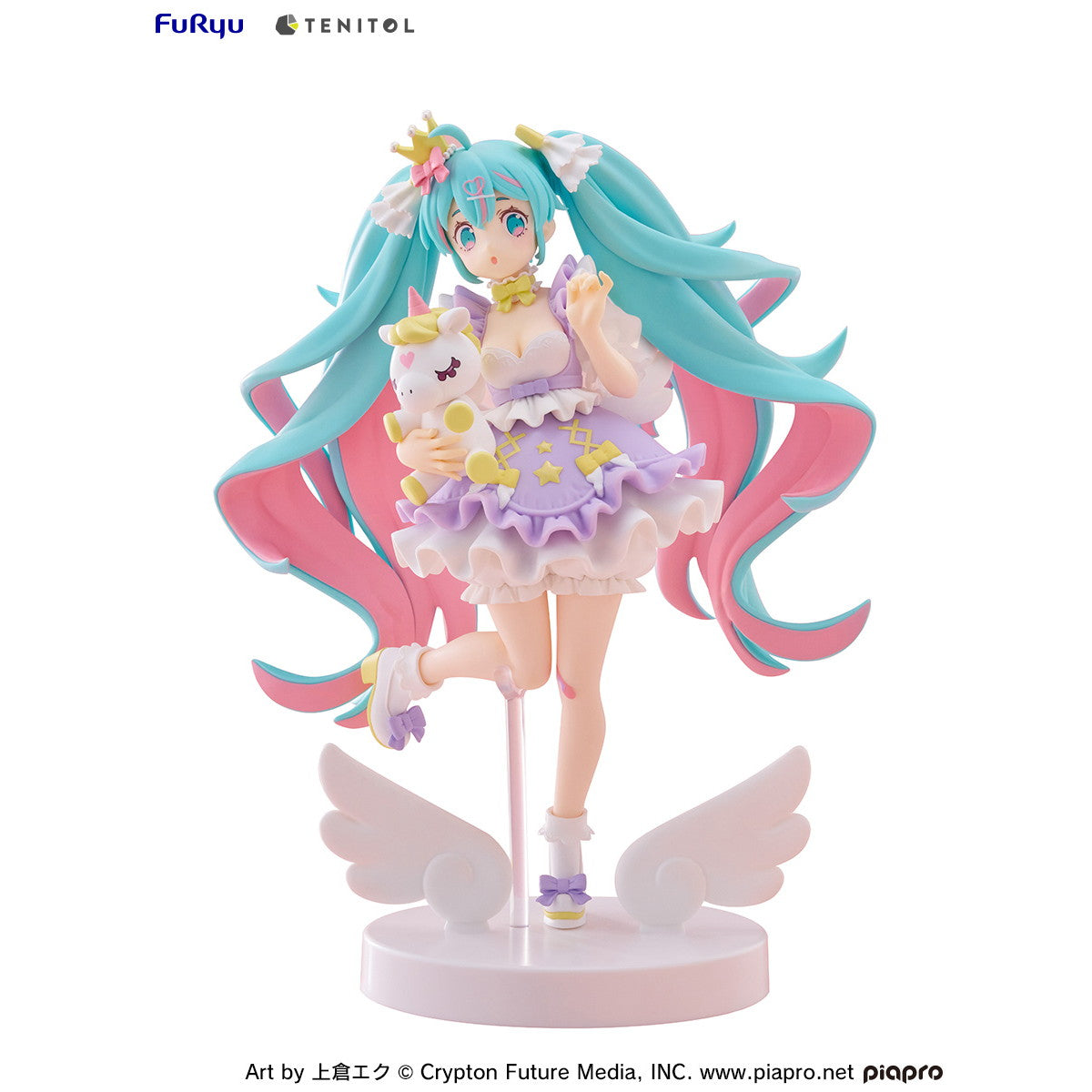 【中古即納】[FIG] TENITOL 初音ミク 夢かわプリンセス ラベンダーver. キャラクター・ボーカル・シリーズ01 初音ミク 完成品 フィギュア(AMU-TNL0152) フリュー(20251121)