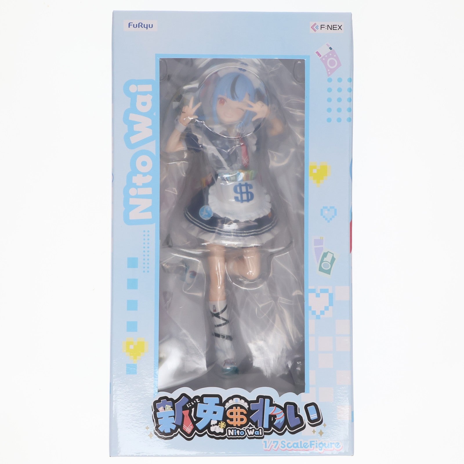 【中古即納】[FIG] FURYU HOBBY MALL限定 新兎わい(にいとわい) バーチャルYouTuber 1/7 完成品 フィギュア(AMU-FNX1143) フリュー(20251130)