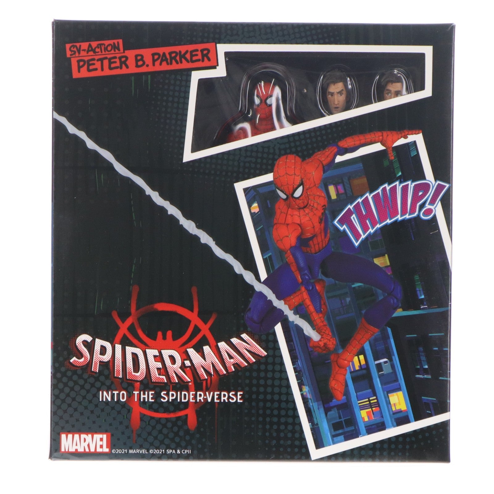 【中古即納】[FIG] SVアクション ピーター・B・パーカー/スパイダーマン スパイダーマン:スパイダーバース 完成品 アクションフィギュア 千値練(せんちねる)(20220116)