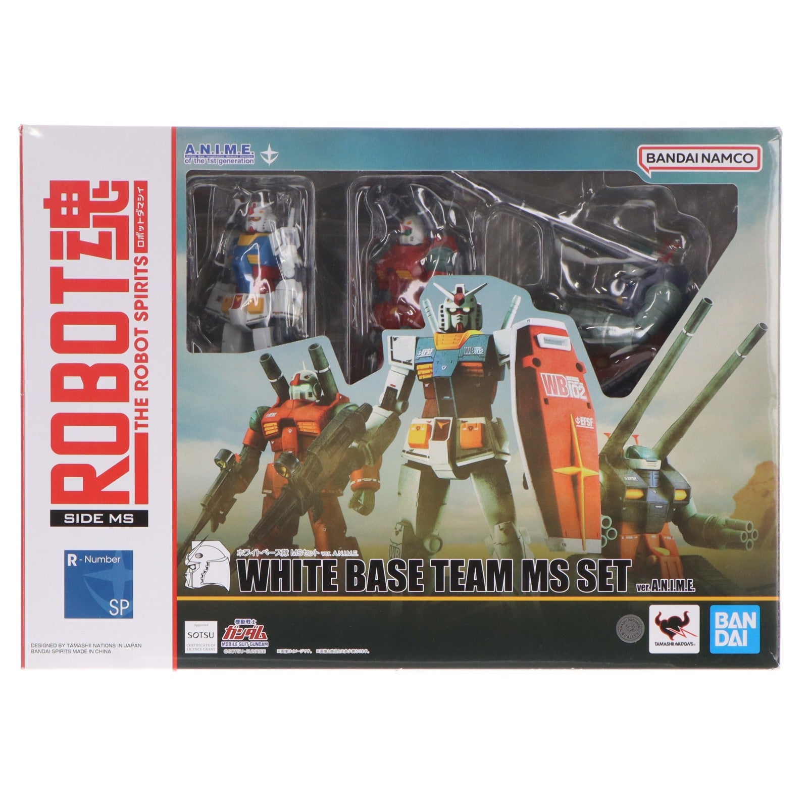 【中古即納】[FIG] 海外限定 ROBOT魂(SIDE MS) ホワイトベース隊 MSセット ver. A.N.I.M.E. 機動戦士ガンダム 完成品 可動フィギュア バンダイスピリッツ(20240630)