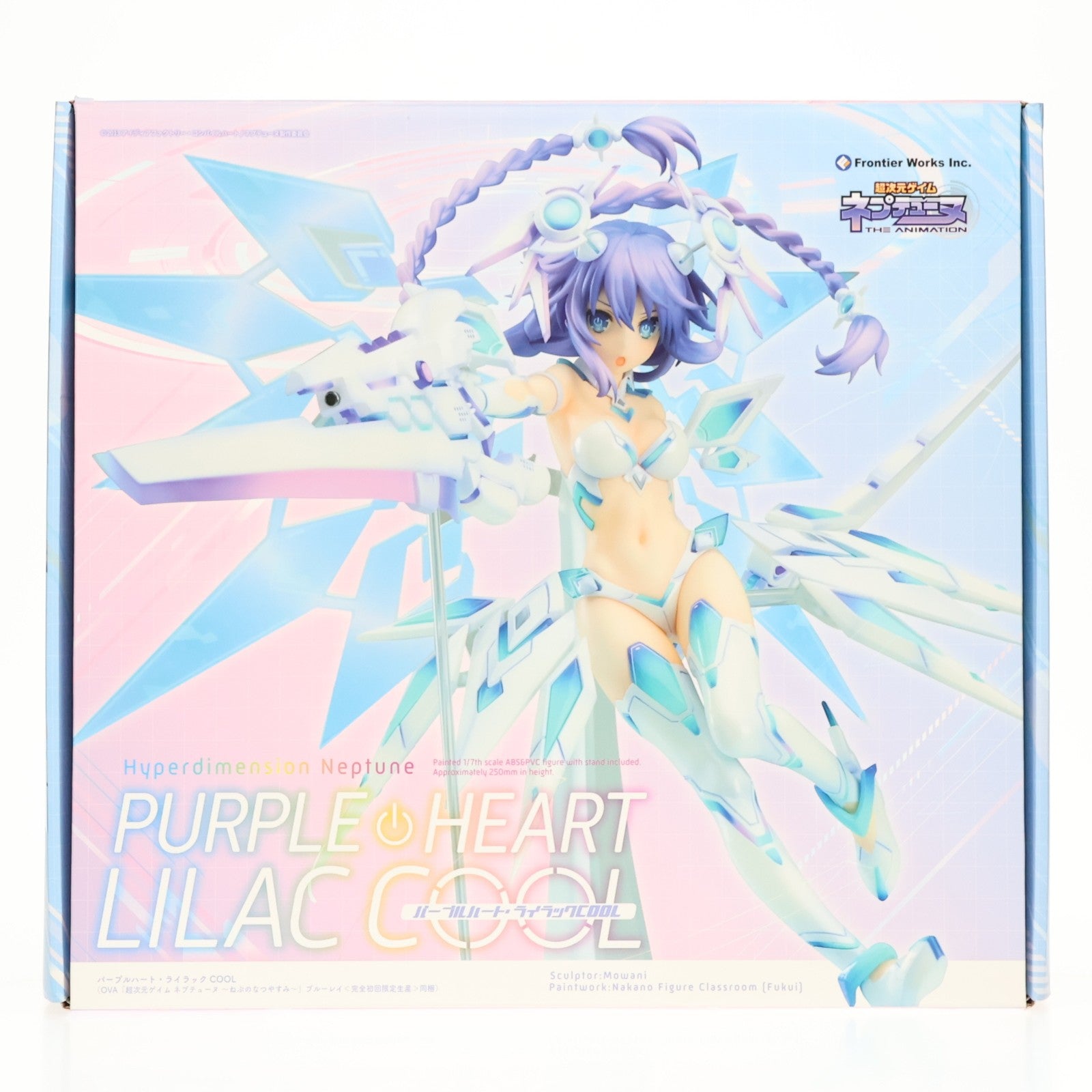 【中古即納】[FIG] Blu-ray OVA 超次元ゲイム ネプテューヌ ～ねぷのなつやすみ～(完全初回限定生産) パープルハート・ライラックCOOL 1/7 完成品 フィギュア同梱(FFXT-0005) フロンティアワークス(20201225)