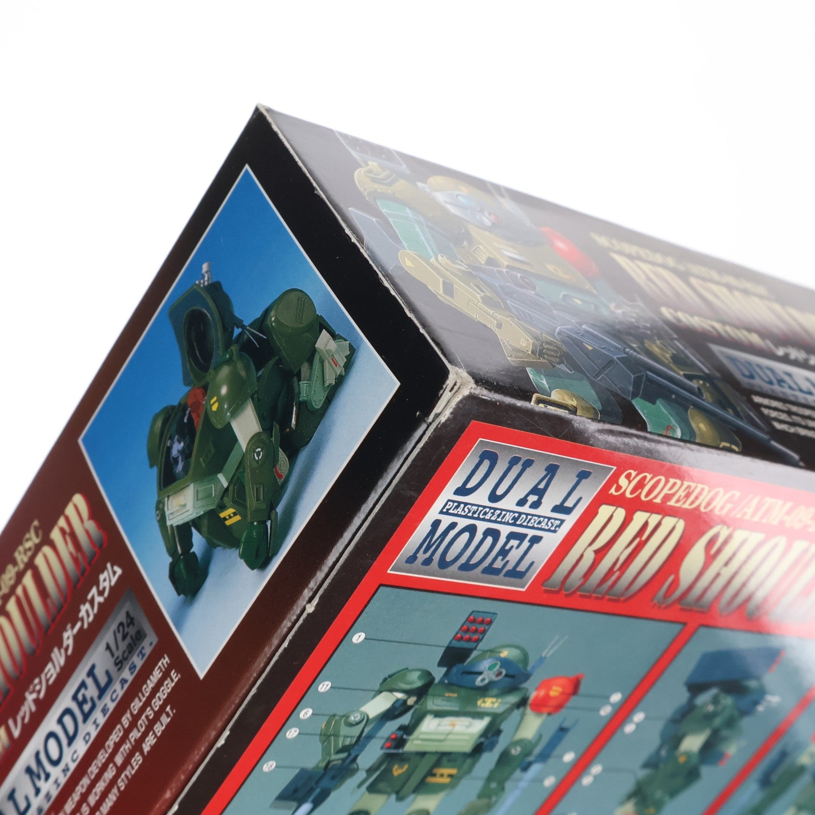 【中古即納】[FIG] デュアルモデル スコープドッグ完全武装型レッドショルダーカスタム 装甲騎兵ボトムズ 1/24 完成品 可動フィギュア タカラ(19991231)