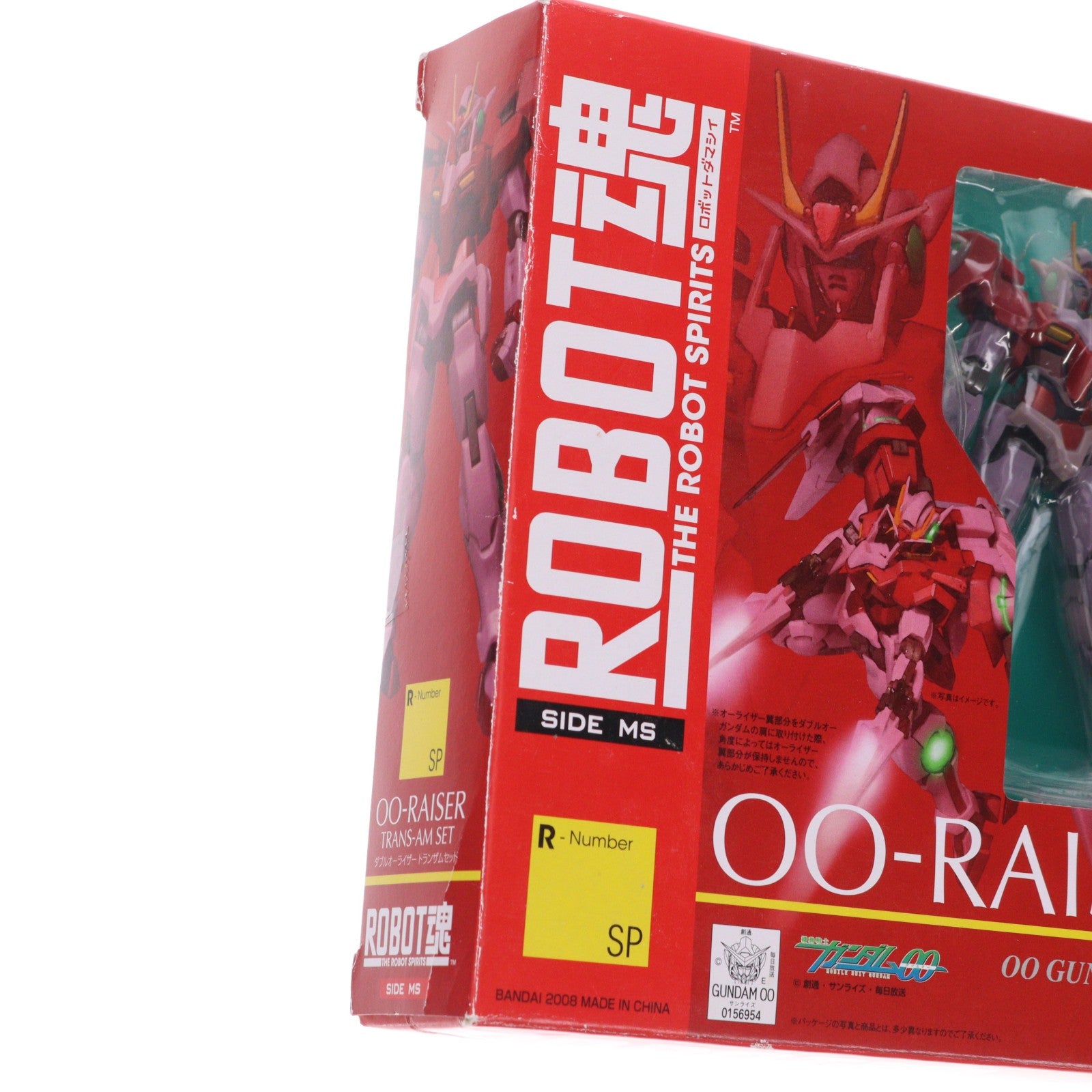 【中古即納】[FIG] ROBOT魂(SIDE MS) ダブルオーライザー トランザムセット 機動戦士ガンダム00(ダブルオー) 完成品 可動フィギュア バンダイ(20081227)