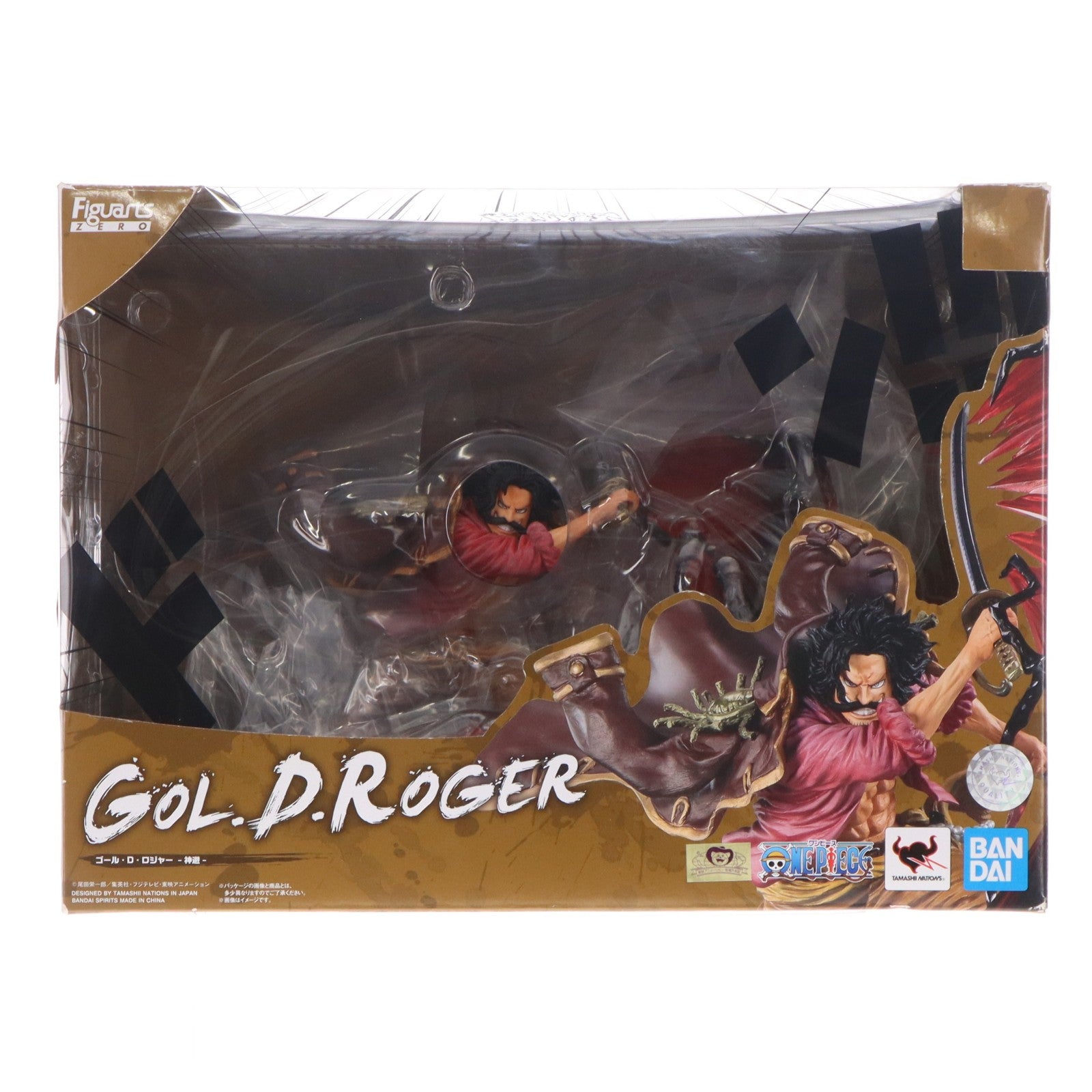 【中古即納】[FIG] フィギュアーツZERO [EXTRA BATTLE] ゴール・D・ロジャー -神避- ONE PIECE(ワンピース) 完成品 フィギュア バンダイスピリッツ(20210828)