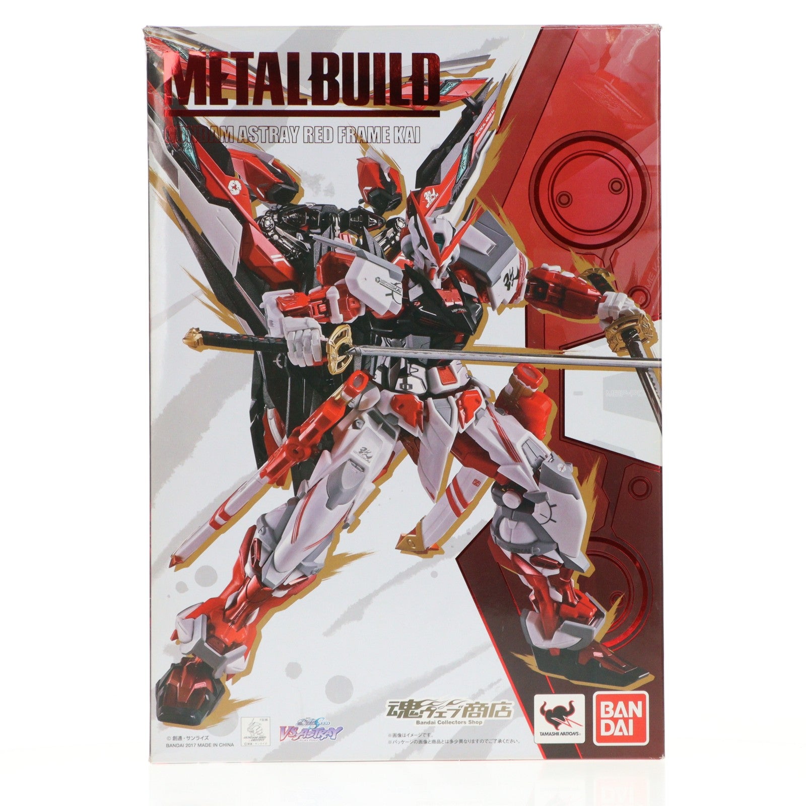 【中古即納】[FIG] 魂ウェブ商店限定 METAL BUILD ガンダムアストレイ レッドフレーム改 機動戦士ガンダムSEED VS ASTRAY(シード ヴァーサス アストレイ) 完成品 可動フィギュア バンダイ(20170930)