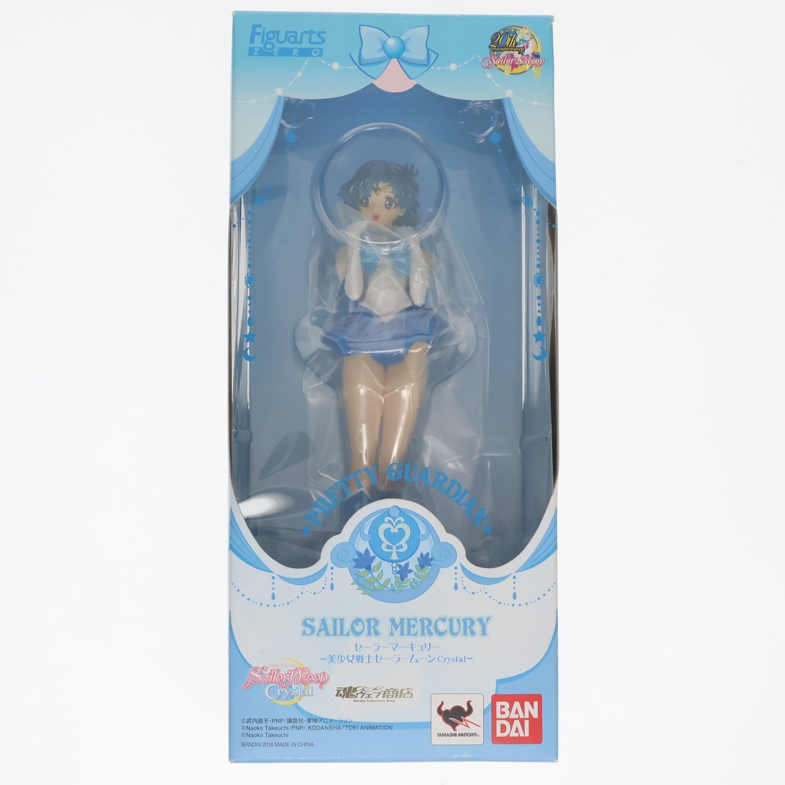 【中古即納】[FIG] 魂ウェブ商店限定 フィギュアーツZERO セーラーマーキュリー 美少女戦士セーラームーンCrystal 完成品 フィギュア バンダイ(20160331)