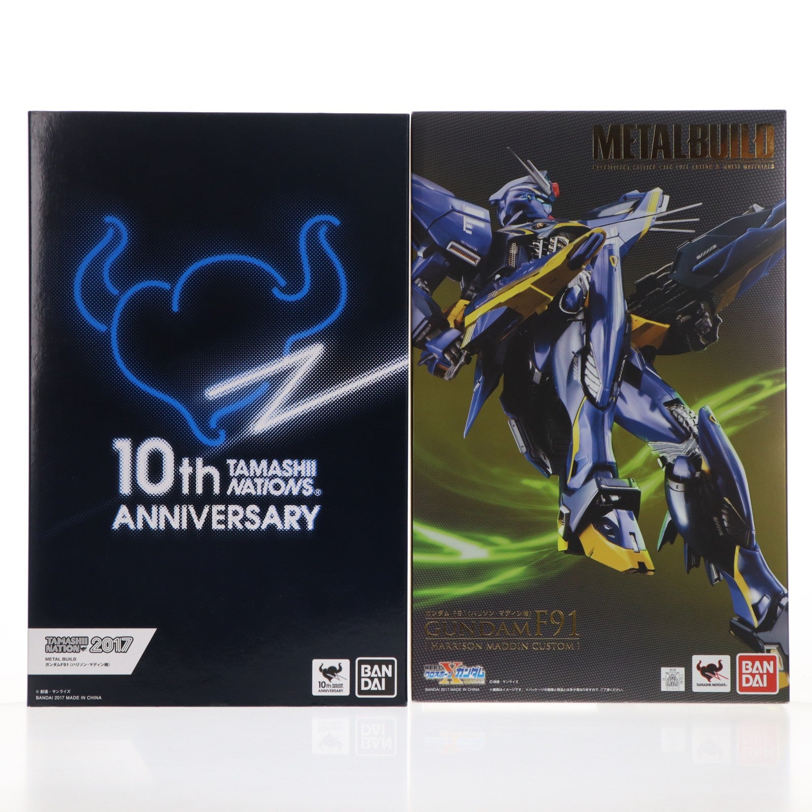 【中古即納】[FIG] スリーブ付属 METAL BUILD ガンダムF91(ハリソン・マディン機) 機動戦士クロスボーン・ガンダム 完成品 可動フィギュア 魂ネイション2017&魂ウェブ商店限定 バンダイ(20171201)