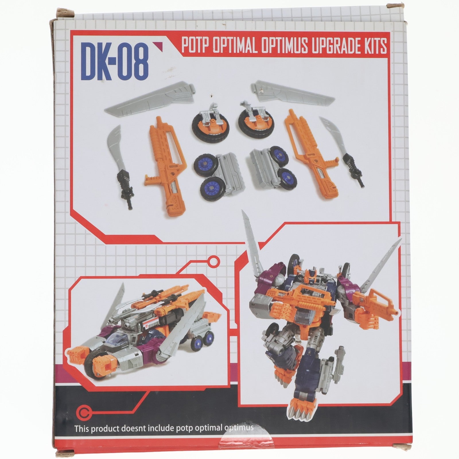 【中古即納】[FIG] DK-08 POTP OPTIMAL OPTIMUS UPGRADE KIT(パワーオブザプライム オプティマルオプティマス アップグレードキット) トランスフォーマー フィギュア用アクセサリ DNA Design(20190228)