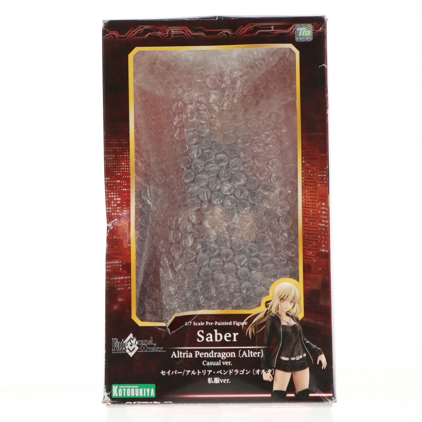 【中古即納】[FIG] セイバー/アルトリア・ペンドラゴン[オルタ] 私服ver. Fate/Grand Order(フェイト/グランドオーダー) 1/7 完成品 フィギュア(PP745) コトブキヤ(20181118)