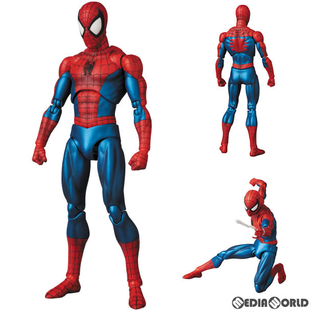 【中古即納】[FIG] マフェックス No.075 MAFEX SPIDER-MAN(COMIC Ver.)(スパイダーマン) MAVEL COMICS(マーベルコミックス) 完成品 可動フィギュア メディコム・トイ(20190612)
