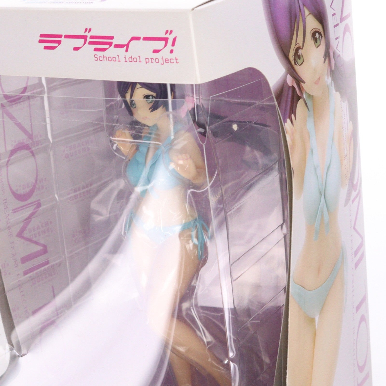 【中古即納】[FIG] BEACH QUEENS(ビーチクイーンズ) 東條希(とうじょうのぞみ) ラブライブ! 1/10 完成品 フィギュア(NF-408) ウェーブ(WAVE)(20140620)