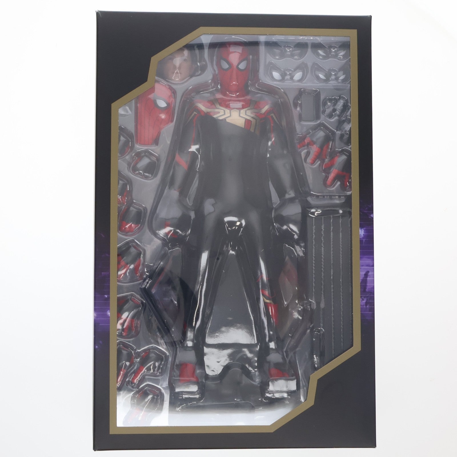 【中古即納】[FIG] ムービー・マスターピース スパイダーマン(インテグレーテッドスーツ版) スパイダーマン:ノー・ウェイ・ホーム 1/6 完成品 可動フィギュア(MMS623) ホットトイズ(20230126)