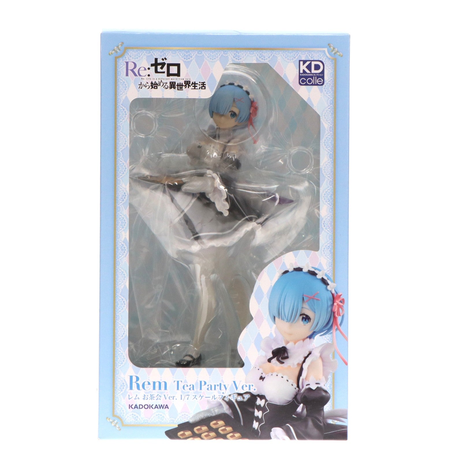 【中古即納】[FIG] レム お茶会Ver. Re:ゼロから始める異世界生活 1/7 完成品 フィギュア KADOKAWA(カドカワ)(20200520)