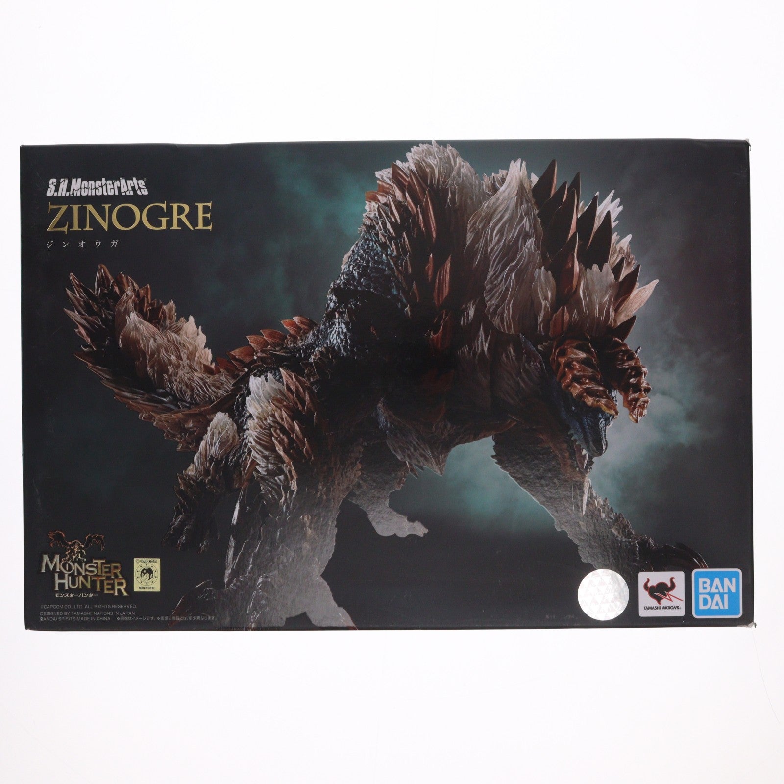 【中古即納】[FIG] S.H.MonsterArts(モンスターアーツ) ジンオウガ モンスターハンターワールド:アイスボーン 完成品 可動フィギュア バンダイスピリッツ(20210731)