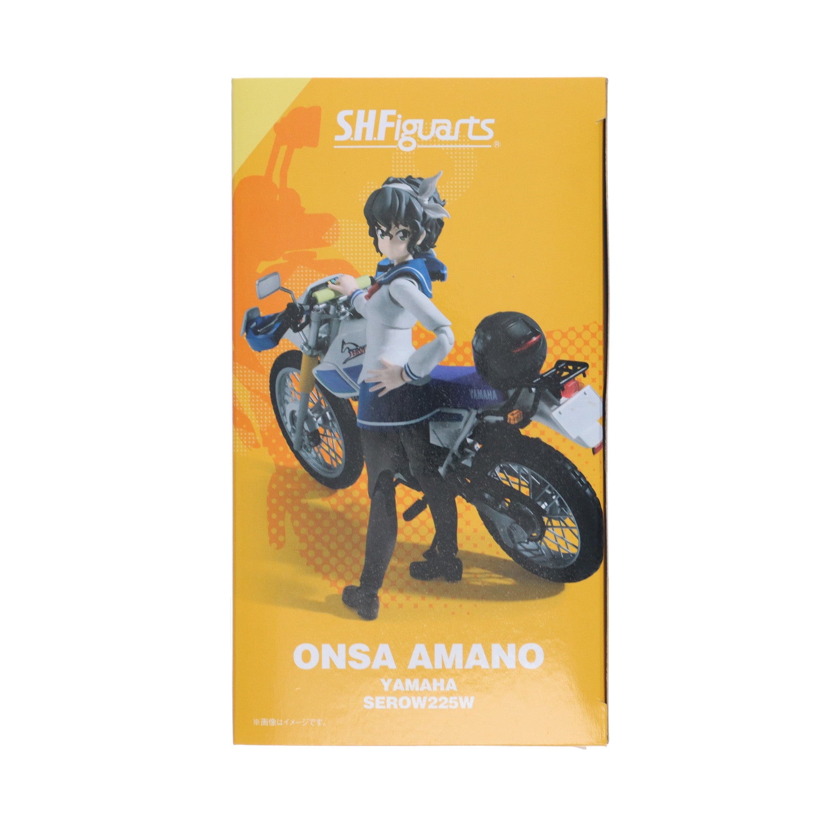 【中古即納】[FIG] 魂ウェブ商店限定予約購入特典付属 S.H.Figuarts(フィギュアーツ) 天野恩紗(あまのおんさ)(制服)&SEROW225W ばくおん!! 完成品 可動フィギュア バンダイ(20161130)