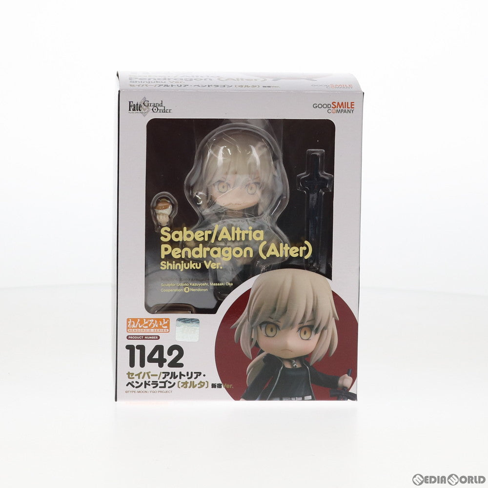 【中古即納】[FIG] ねんどろいど 1142 セイバー/アルトリア・ペンドラゴン〔オルタ〕新宿Ver. Fate/Grand Order(フェイト/グランドオーダー) 完成品 可動フィギュア グッドスマイルカンパニー(20191117)