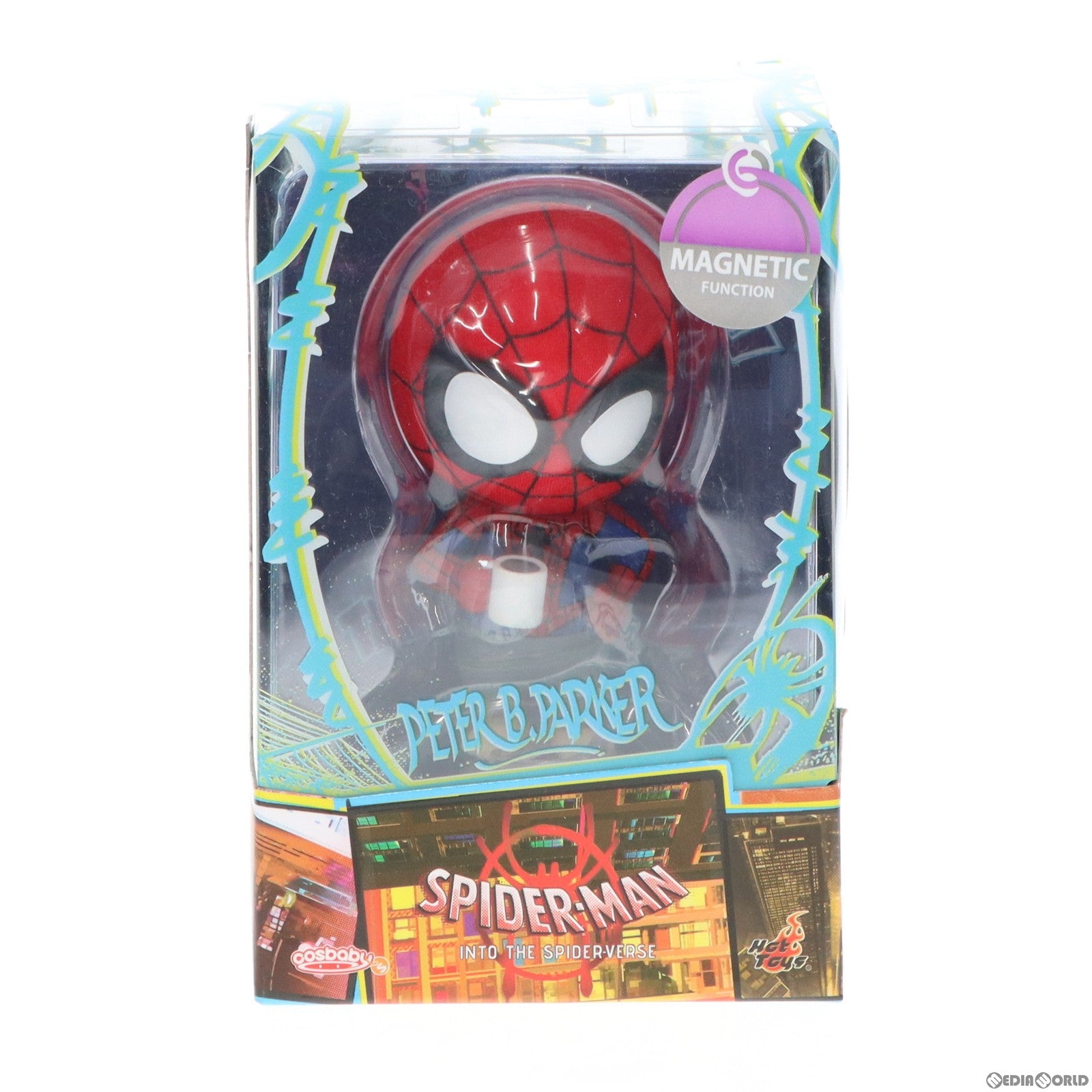 【中古即納】[FIG] コスベイビー サイズS スパイダーマン(ピーター・パーカー) スパイダーマン:スパイダーバース 完成品 フィギュア(COSB638) ホットトイズ(20191029)