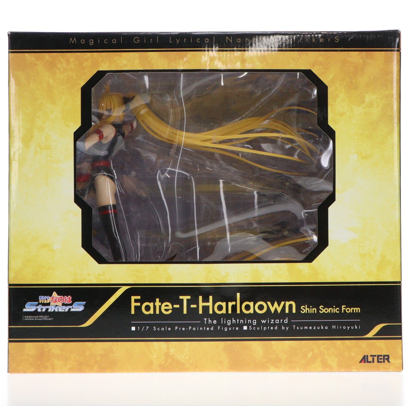 【中古即納】[FIG] フェイト・T・ハラオウン 真・ソニックフォーム 魔法少女リリカルなのはStrikerS(ストライカーズ) 1/7 完成品 フィギュア アルター(20110215)